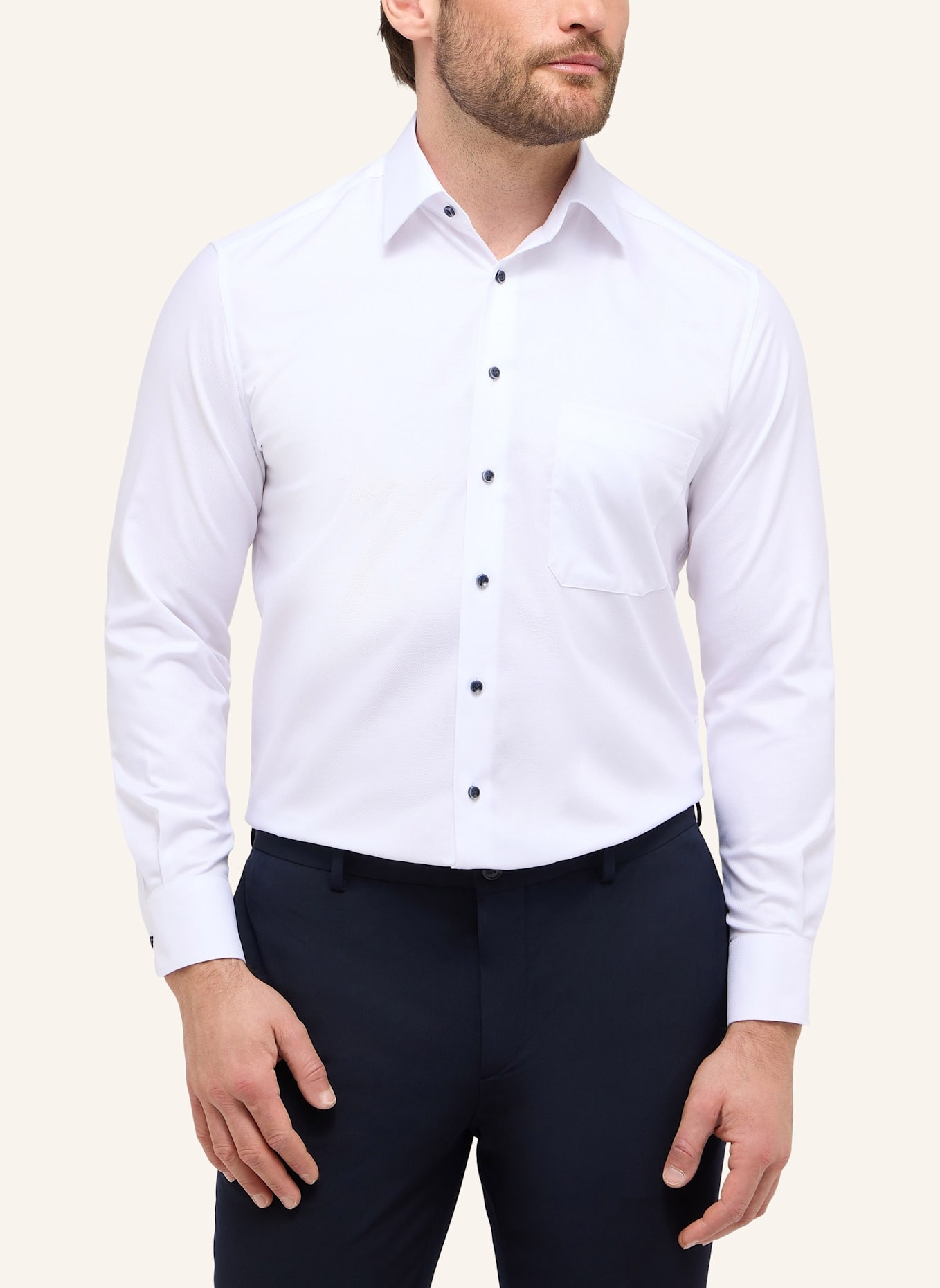 ETERNA Hemd Comfort Fit: WEISS
