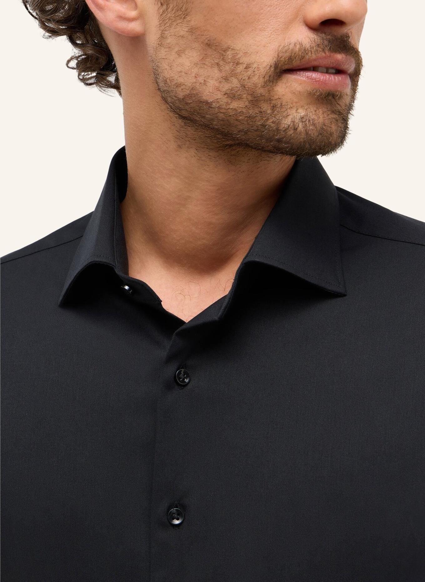 ETERNA Hemd SLIM FIT: SCHWARZ