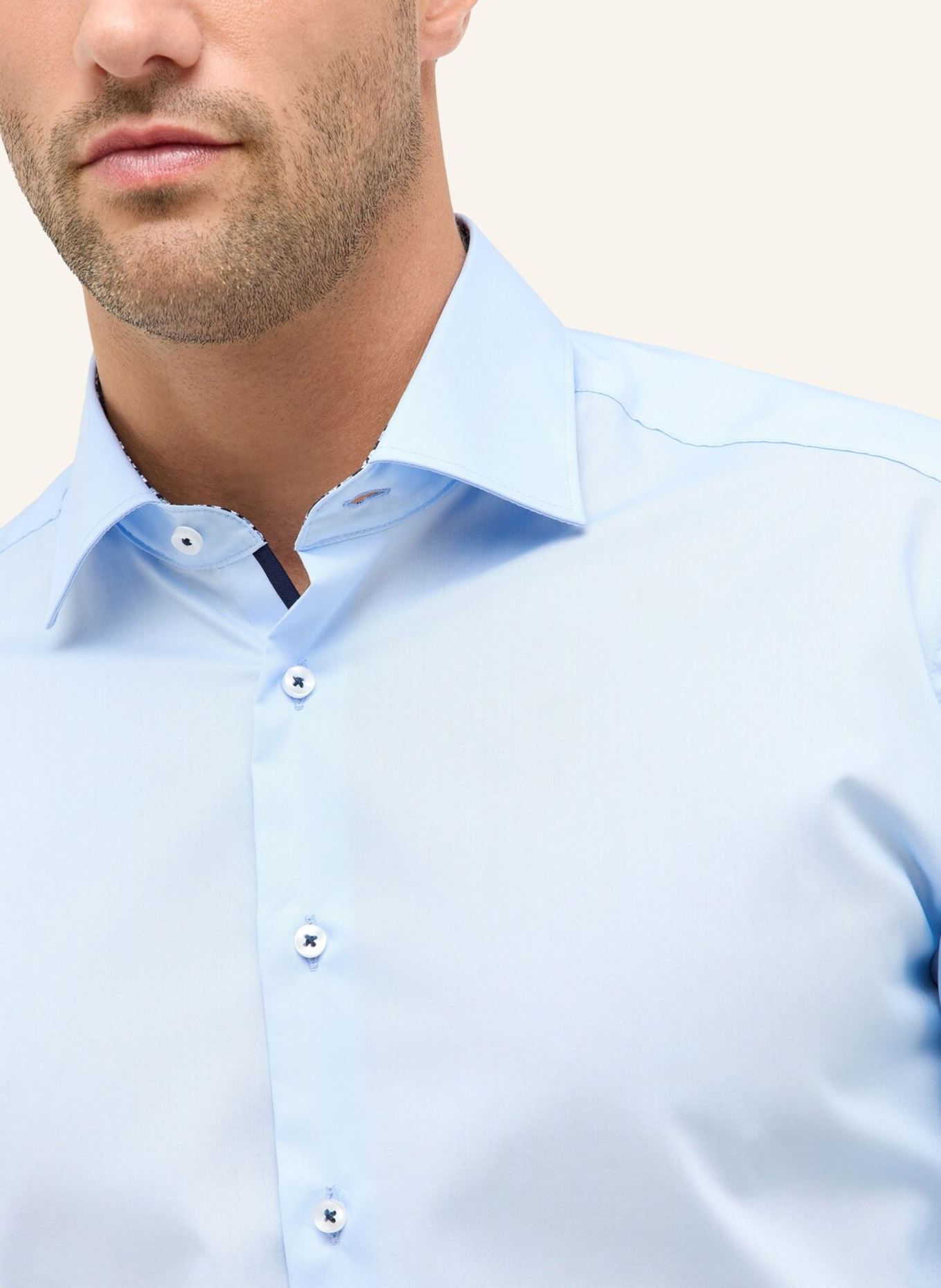 ETERNA Hemd Modern Fit: HELLBLAU