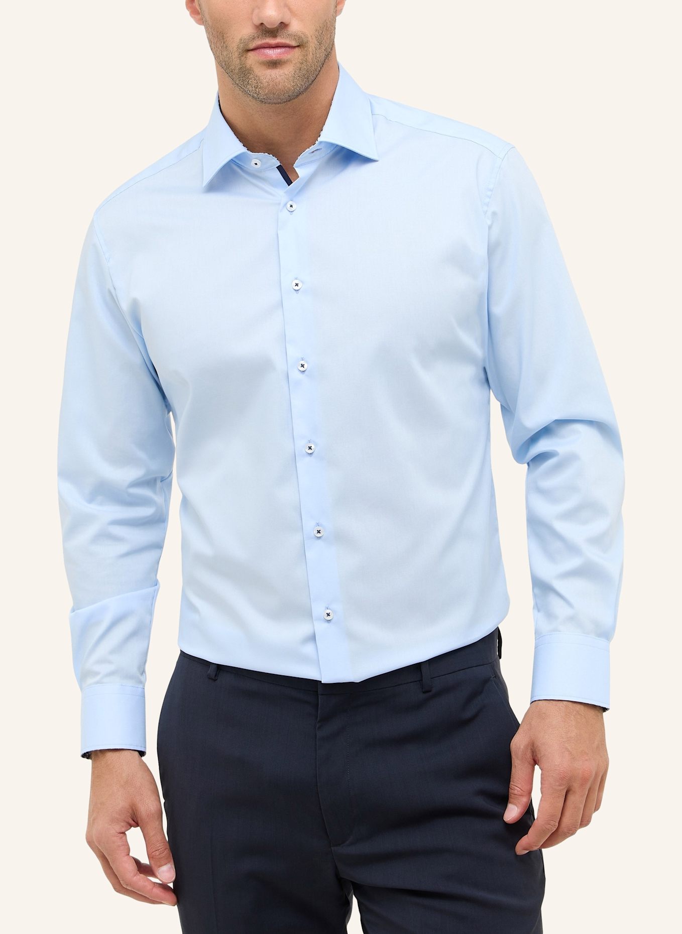 ETERNA Hemd Modern Fit: HELLBLAU