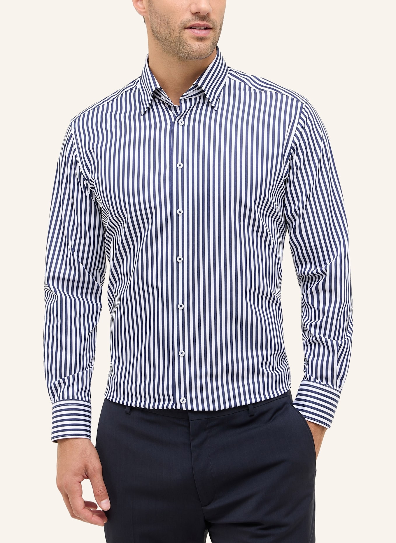 ETERNA Hemd Modern Fit: BLAU