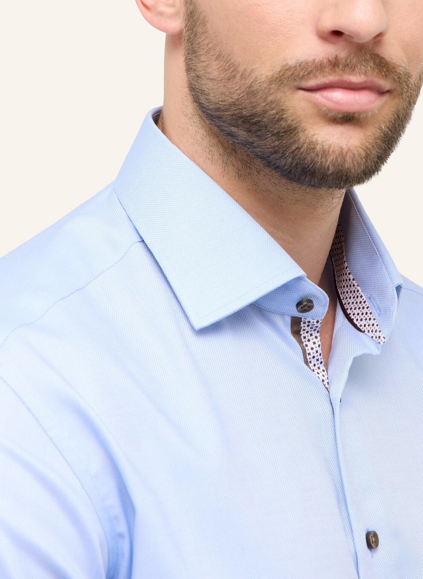 ETERNA Hemd Comfort Fit: HELLBLAU