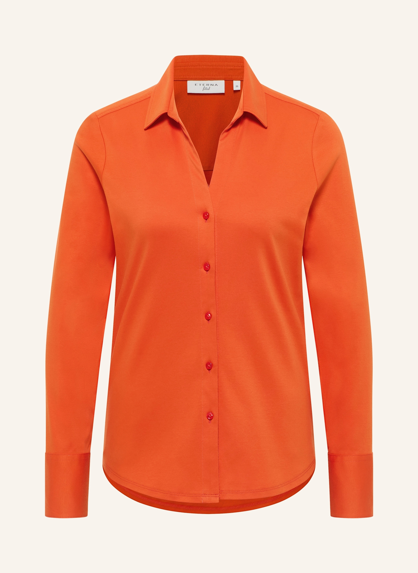 ETERNA Bluse FITTED: ROT