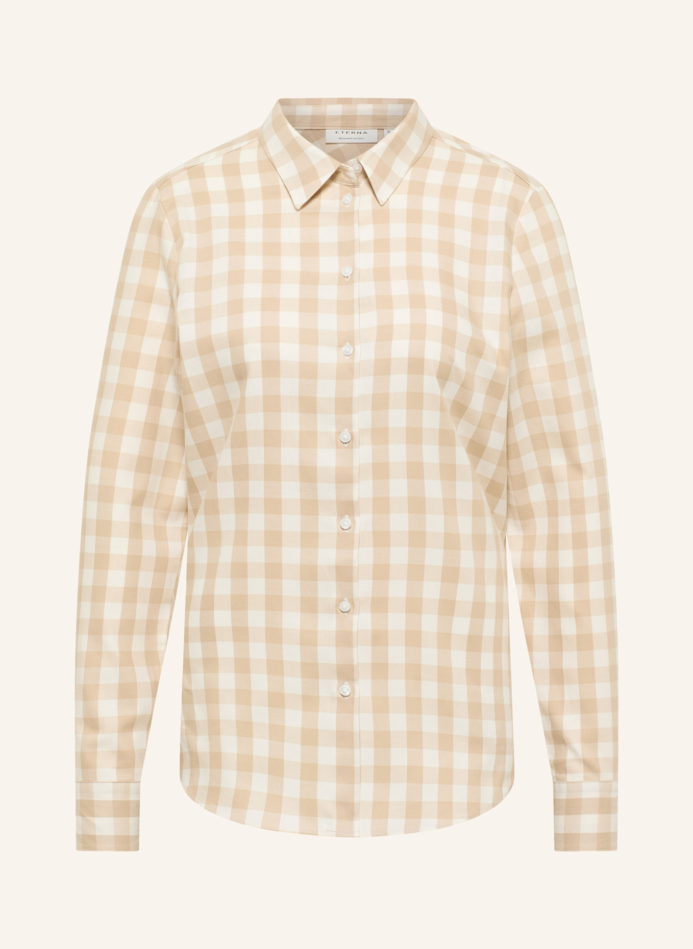 ETERNA Bluse REGULAR FIT: BEIGE