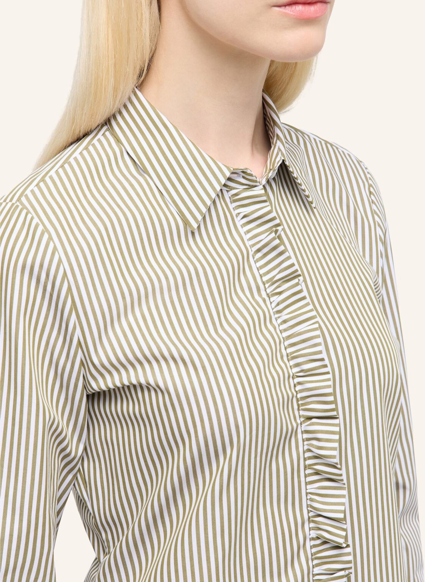 ETERNA Bluse FITTED: OLIV