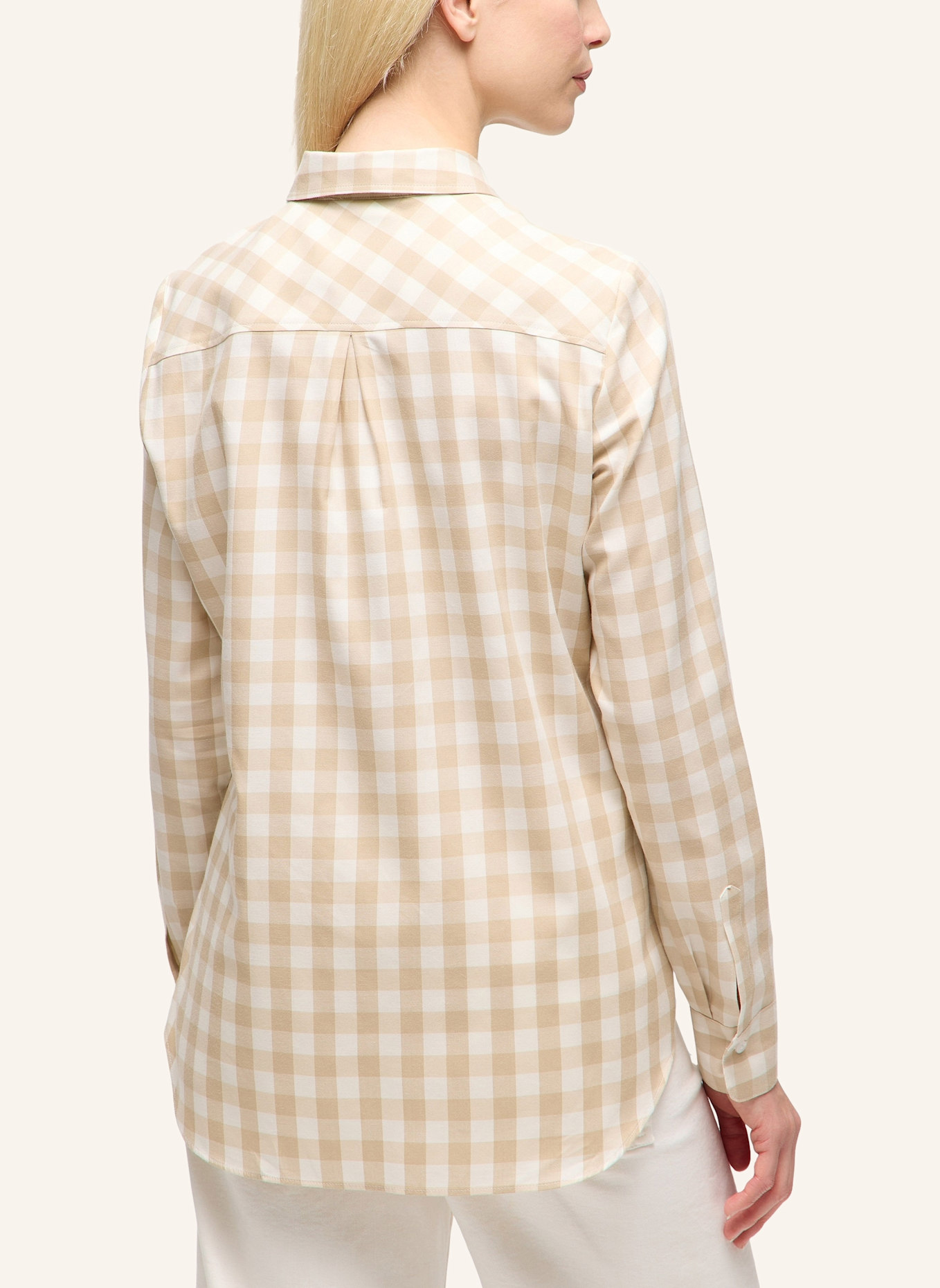 ETERNA Bluse REGULAR FIT: BEIGE