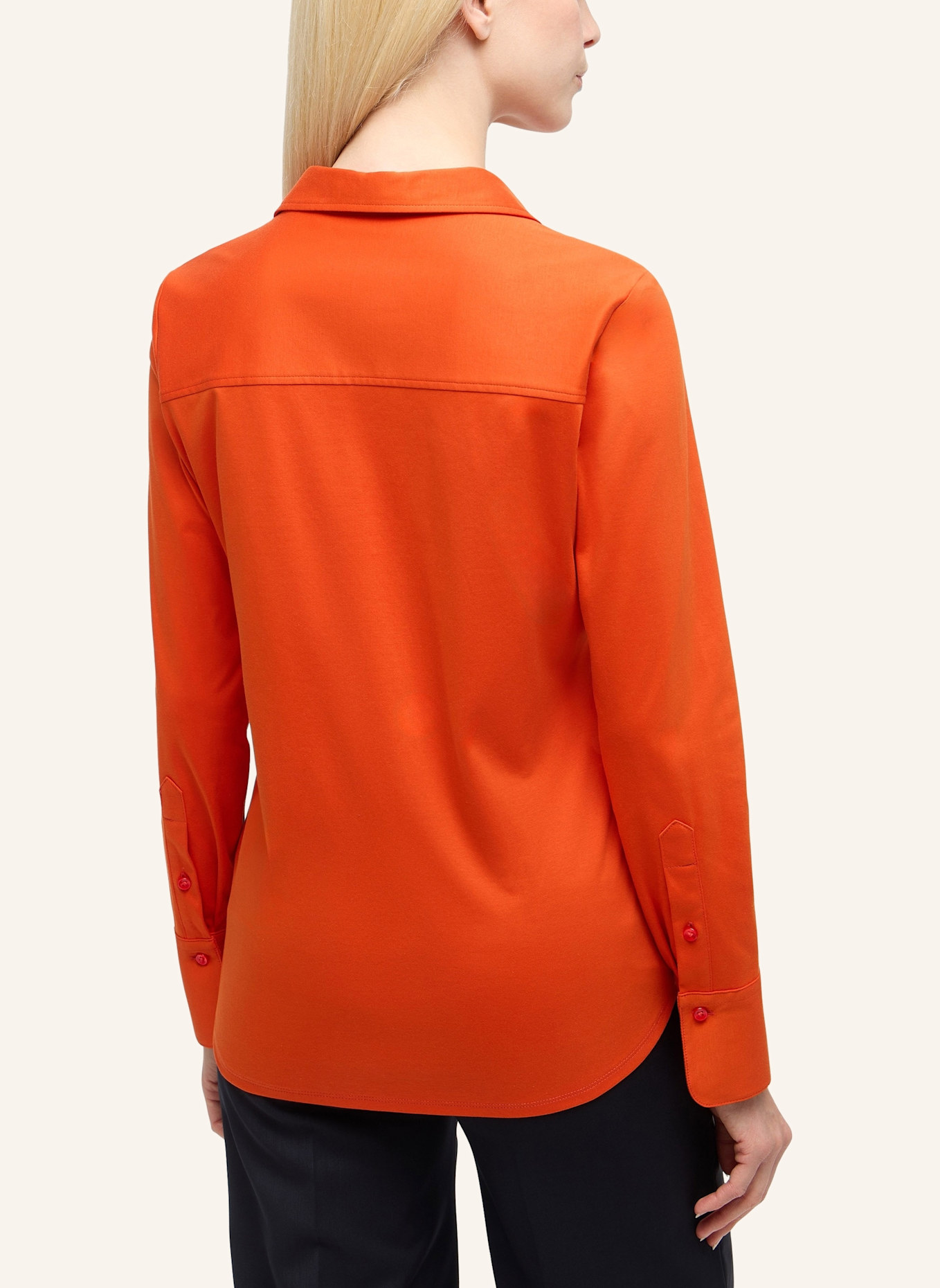 ETERNA Bluse FITTED: ROT