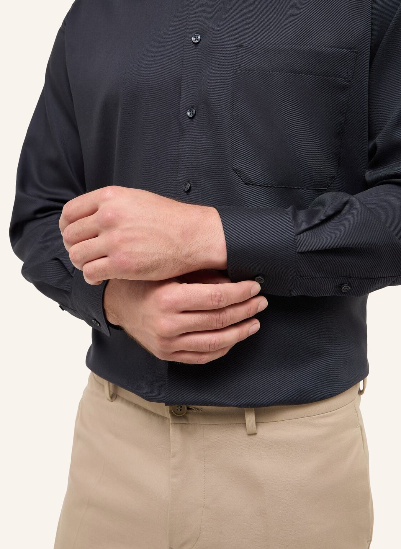 ETERNA Hemd COMFORT FIT: GRAU