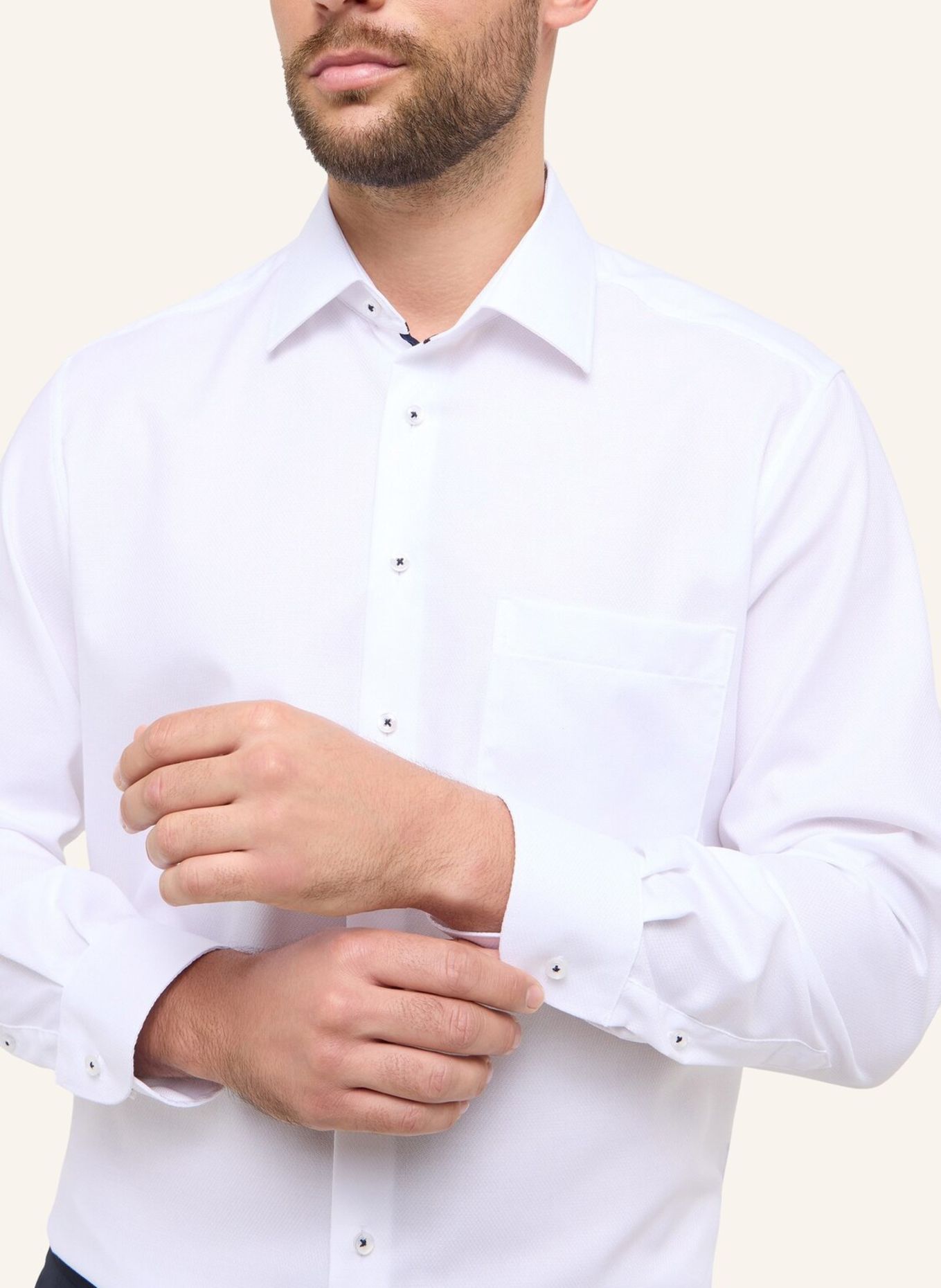 ETERNA Hemd COMFORT FIT: WEISS