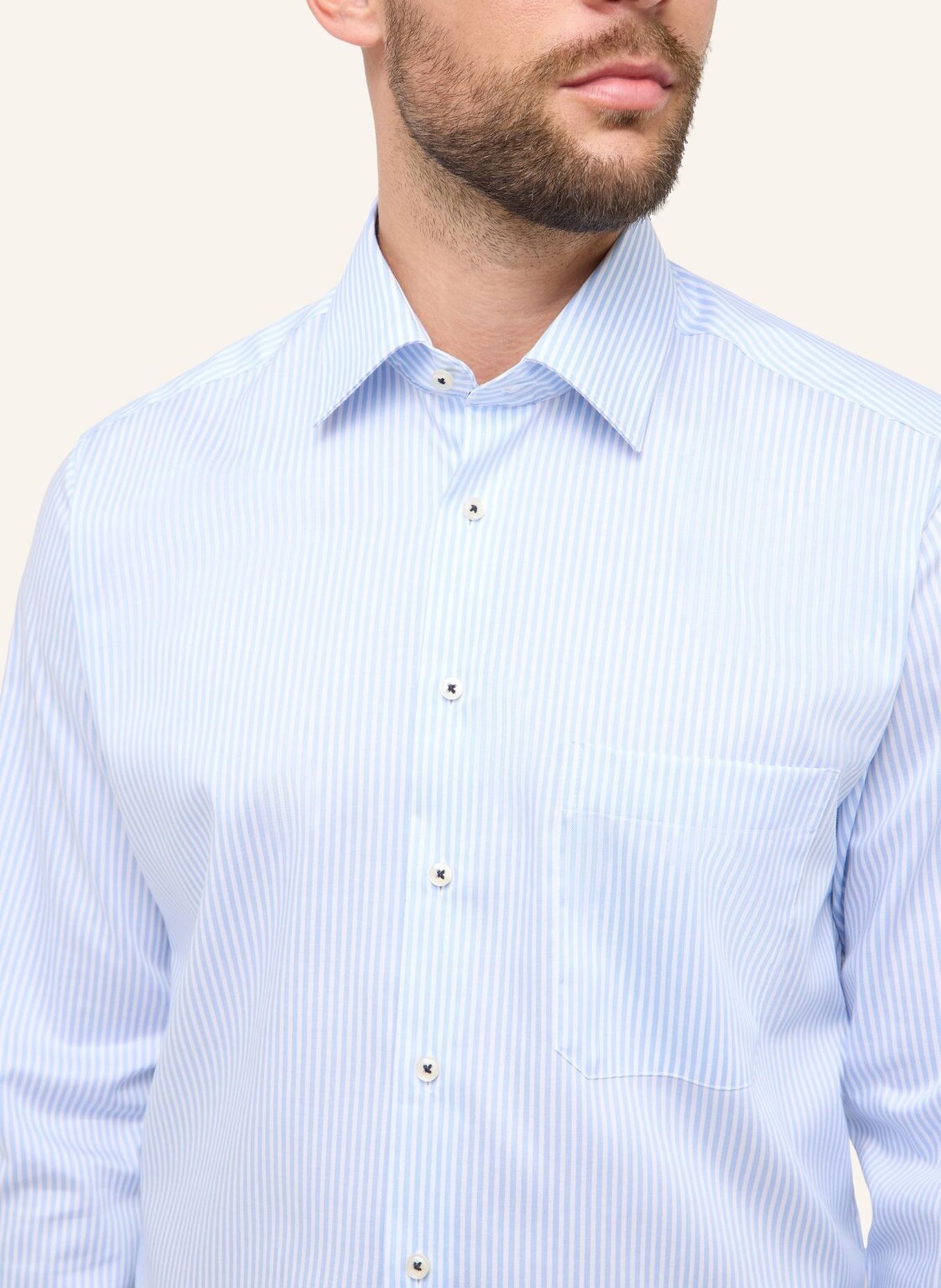 ETERNA Hemd COMFORT FIT: BLAU