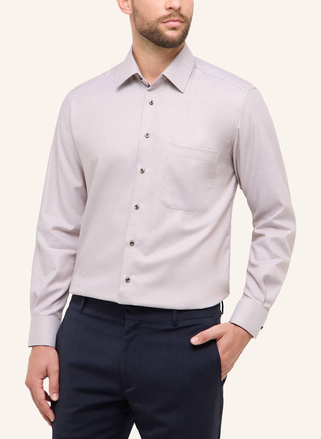 ETERNA Hemd COMFORT FIT: BEIGE