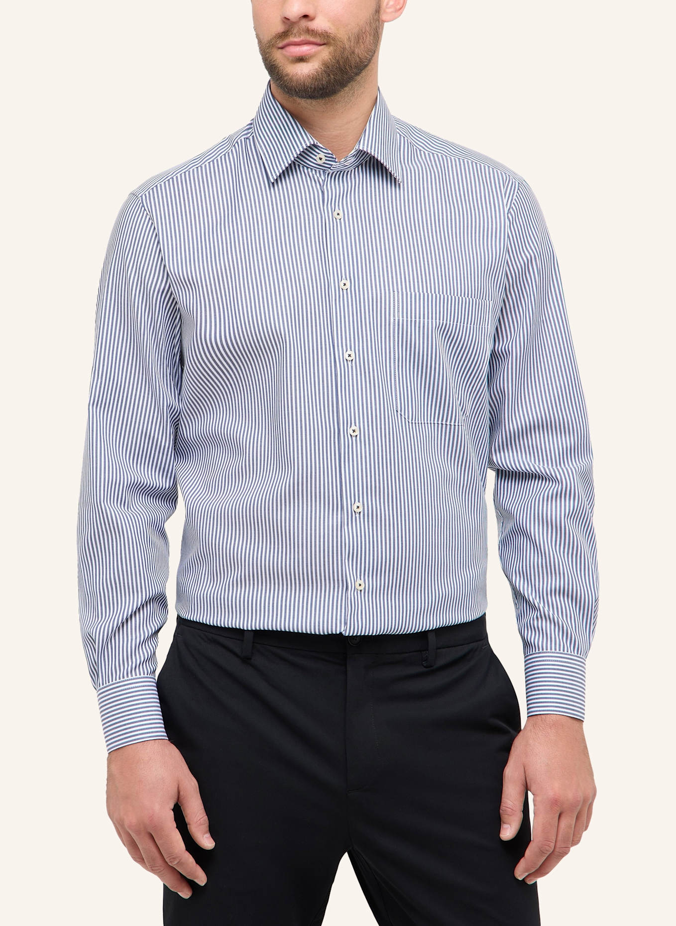 ETERNA Hemd COMFORT FIT: DUNKELBLAU