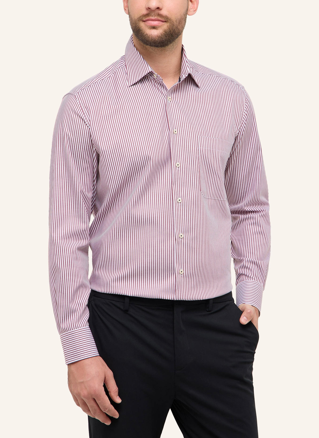 ETERNA Hemd COMFORT FIT: ROT