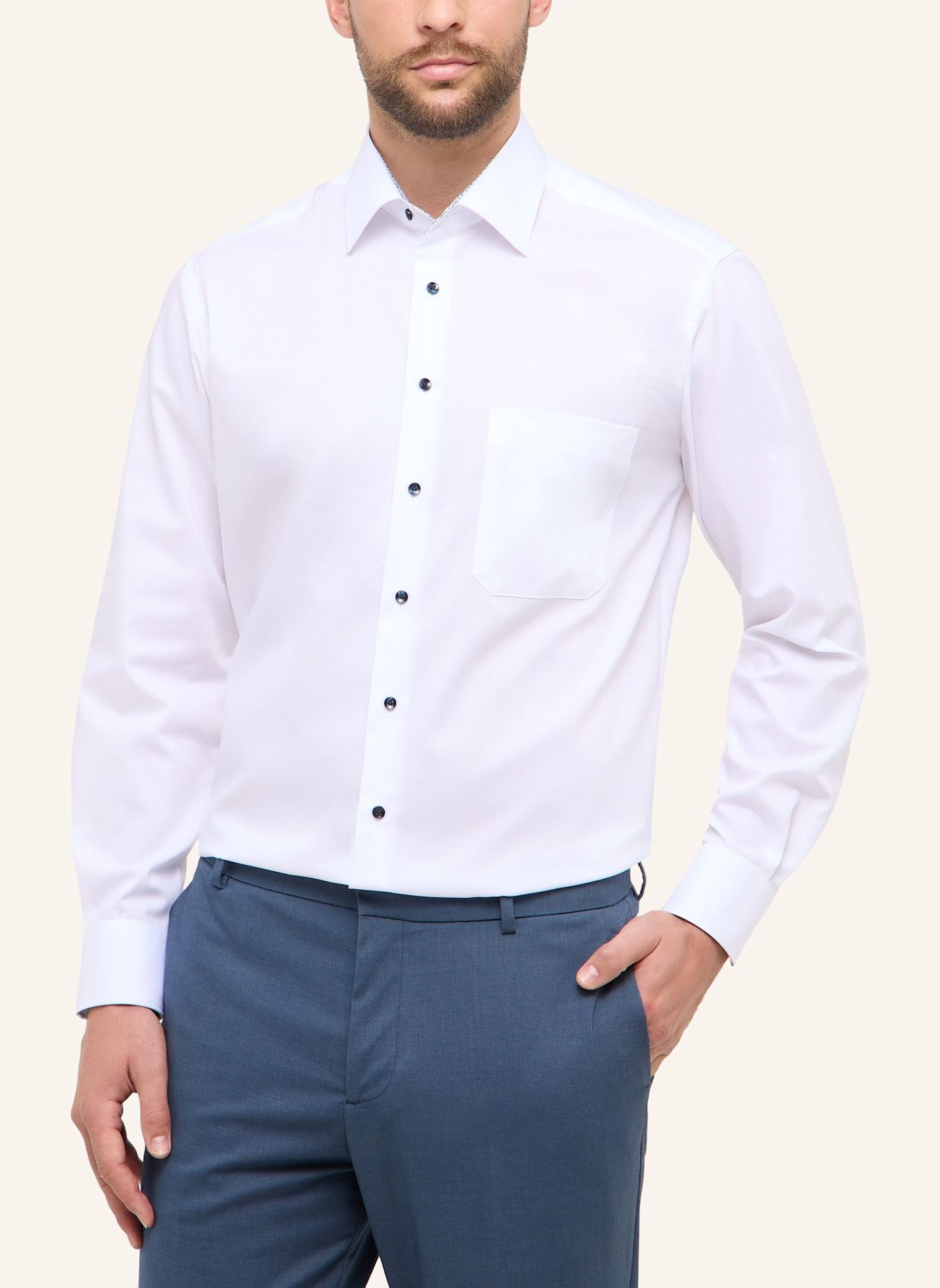 ETERNA Hemd COMFORT FIT: WEISS