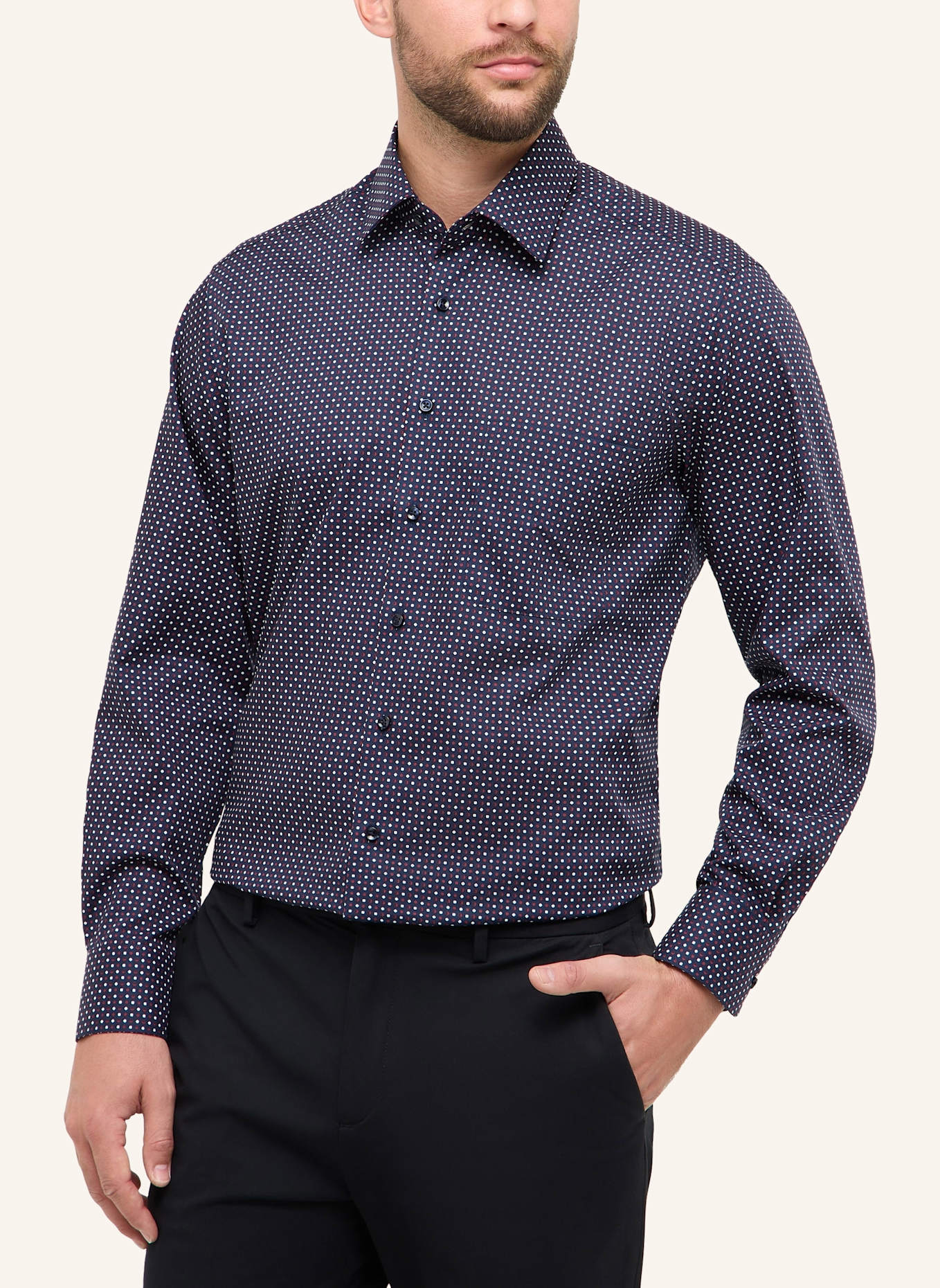 ETERNA Hemd COMFORT FIT: ROT