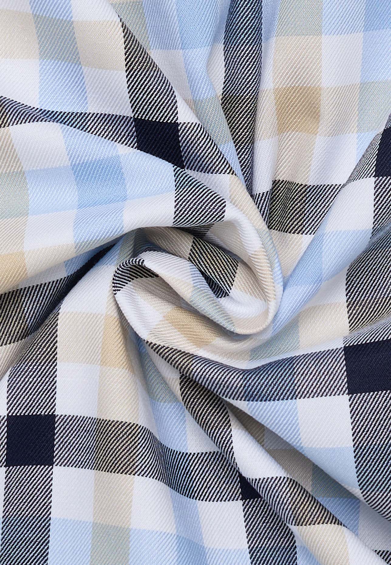 ETERNA Kurzarm-Hemd MODERN FIT: BLAU