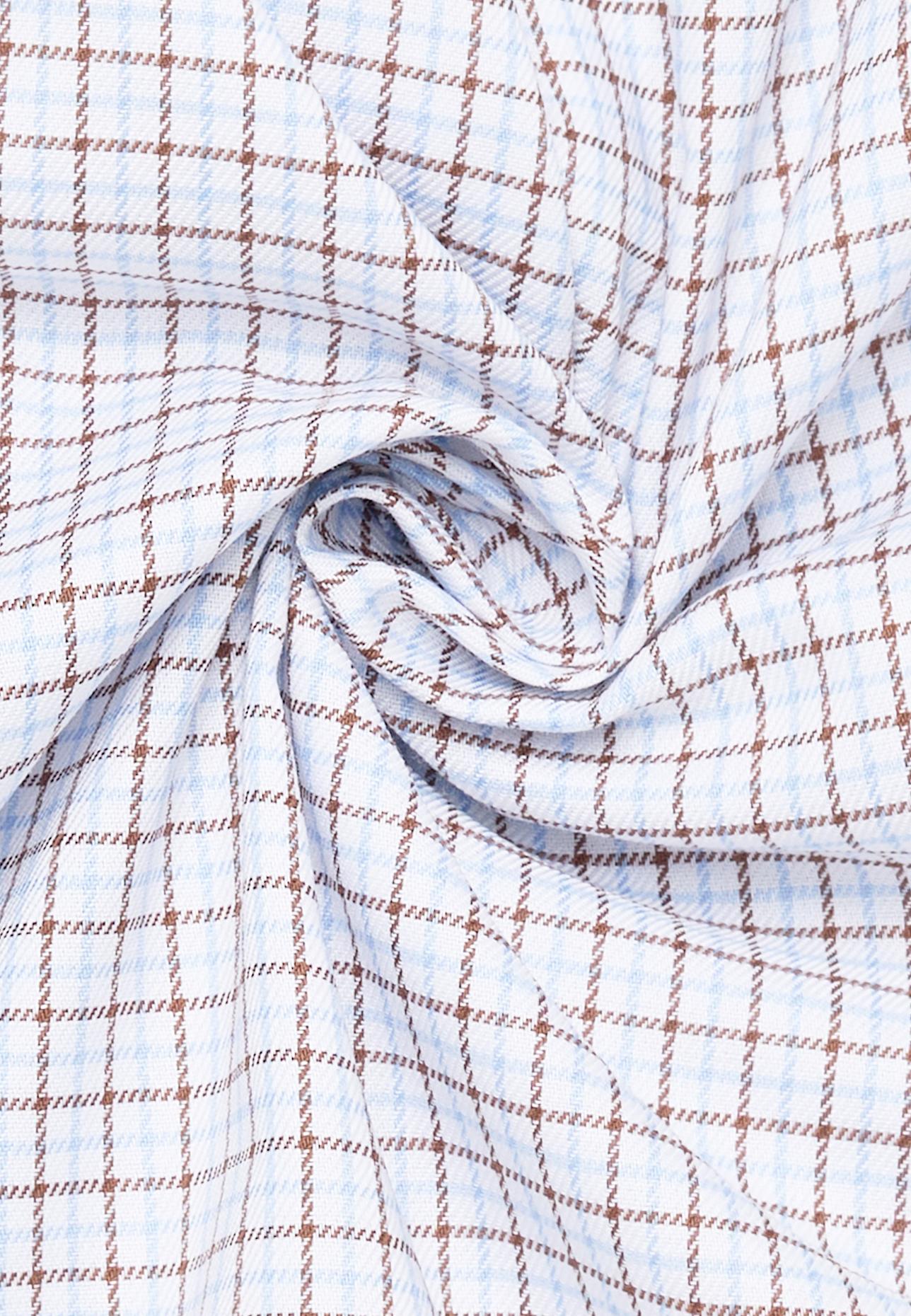 ETERNA Kurzarm-Hemd MODERN FIT: BRAUN