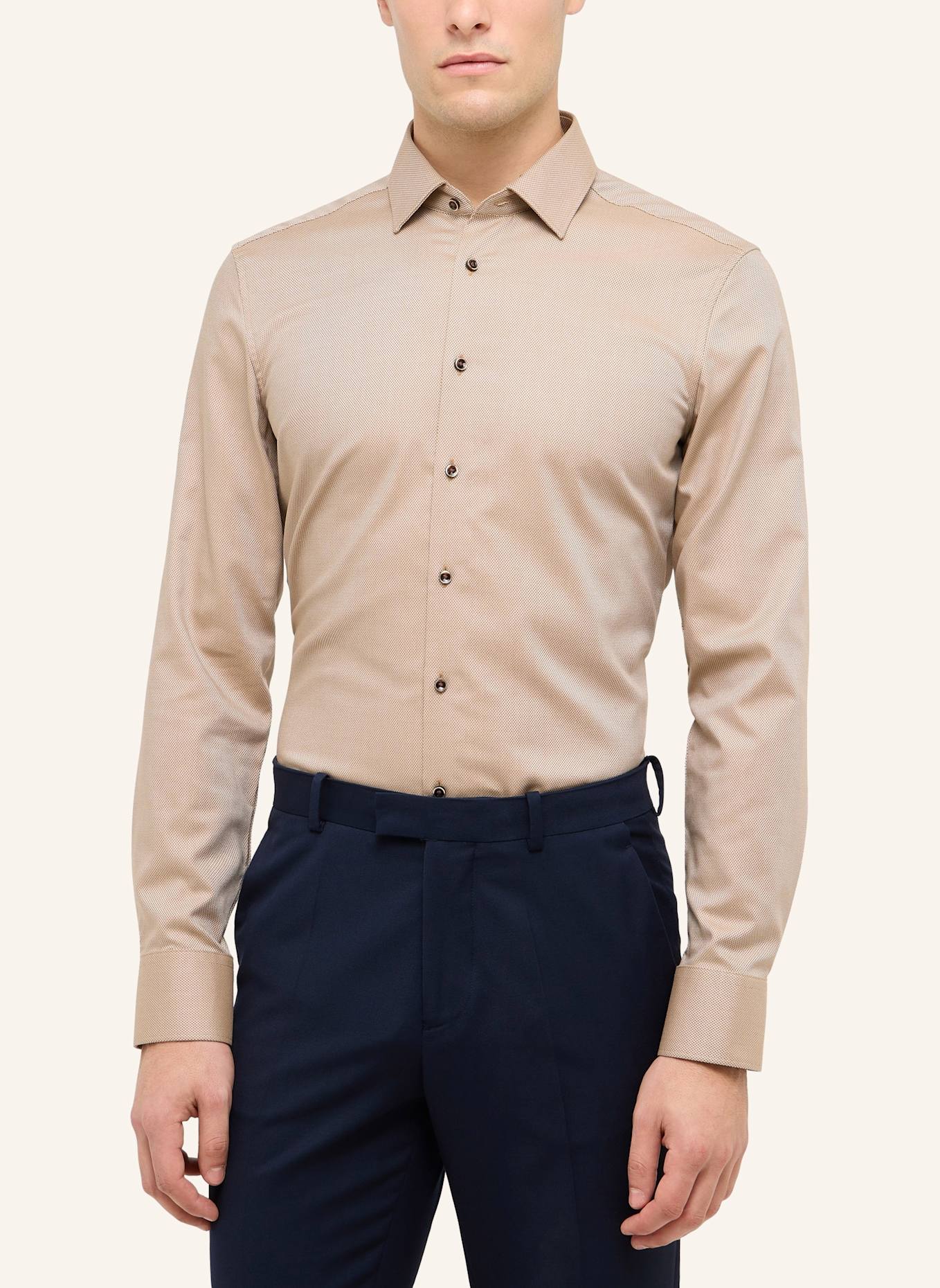 ETERNA Hemd SLIM FIT: BRAUN