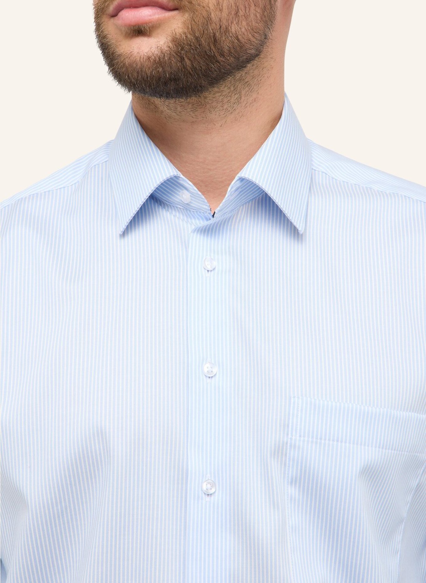 ETERNA Hemd Comfort Fit: BLAU