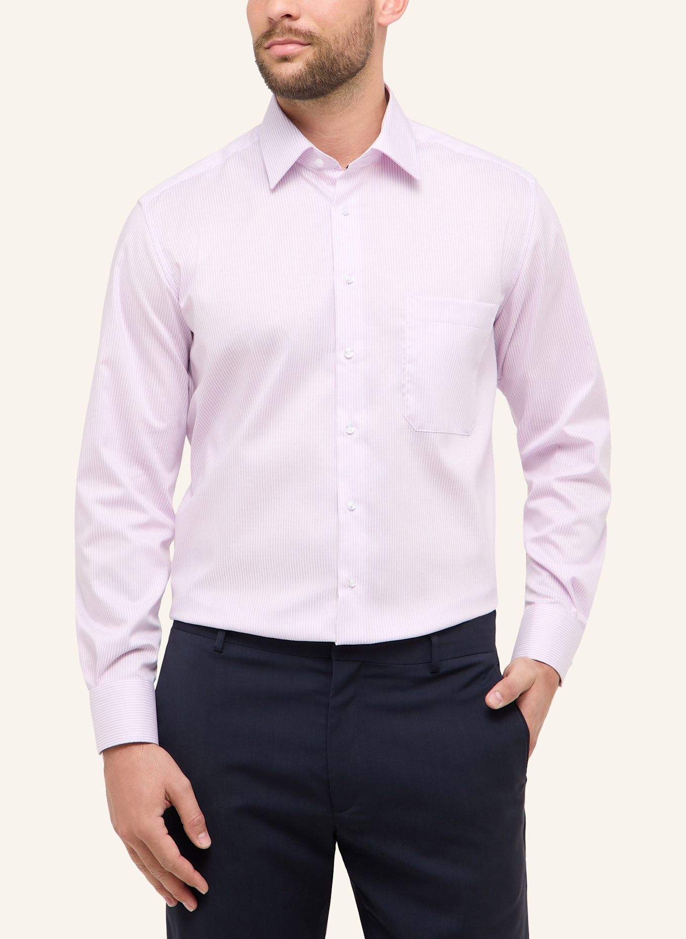 ETERNA Hemd Comfort Fit: LILA