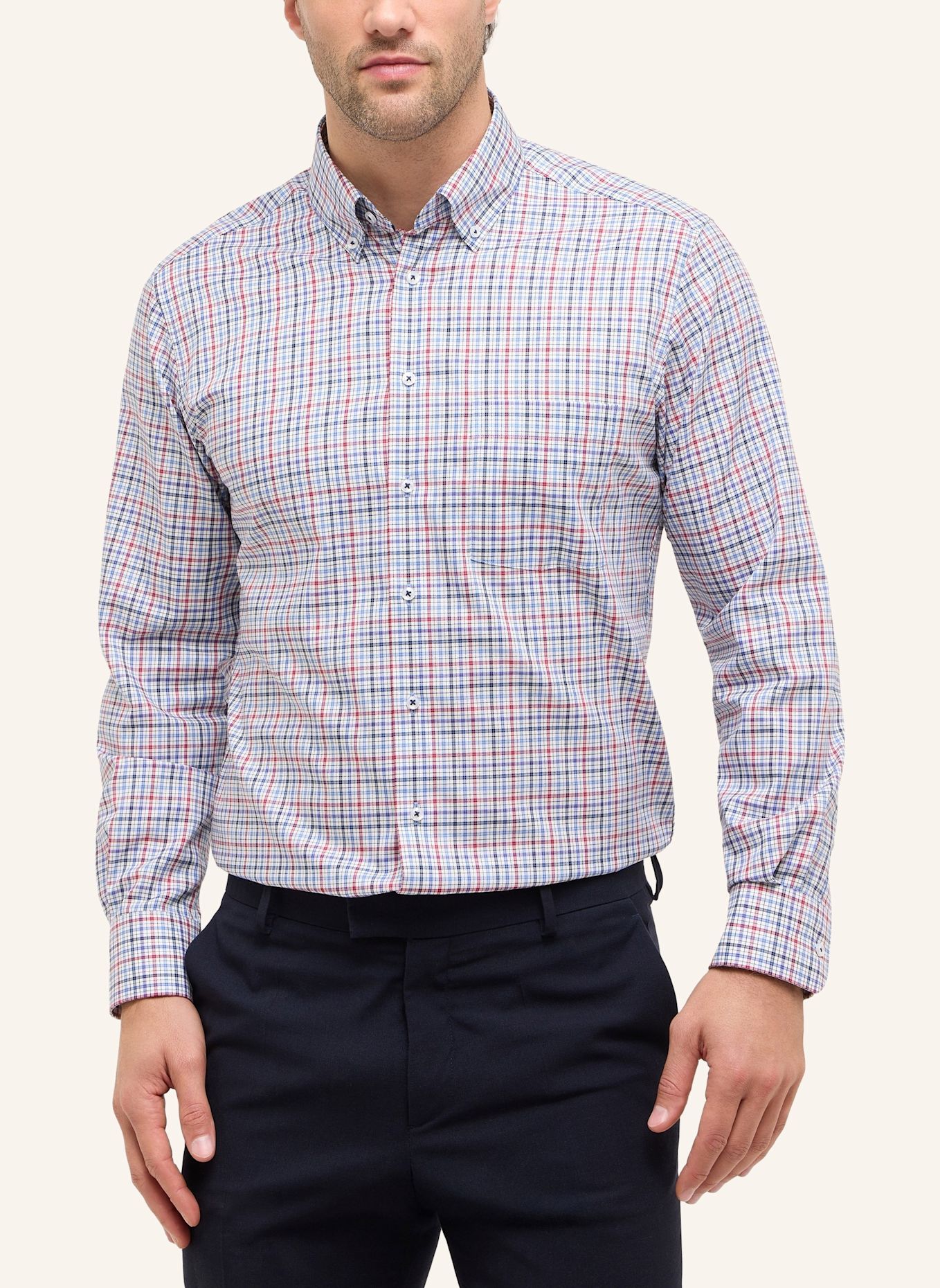 ETERNA Hemd MODERN FIT: ROT