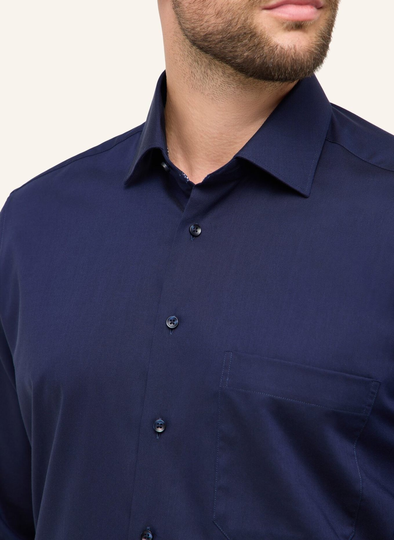 ETERNA Hemd Comfort Fit: DUNKELBLAU
