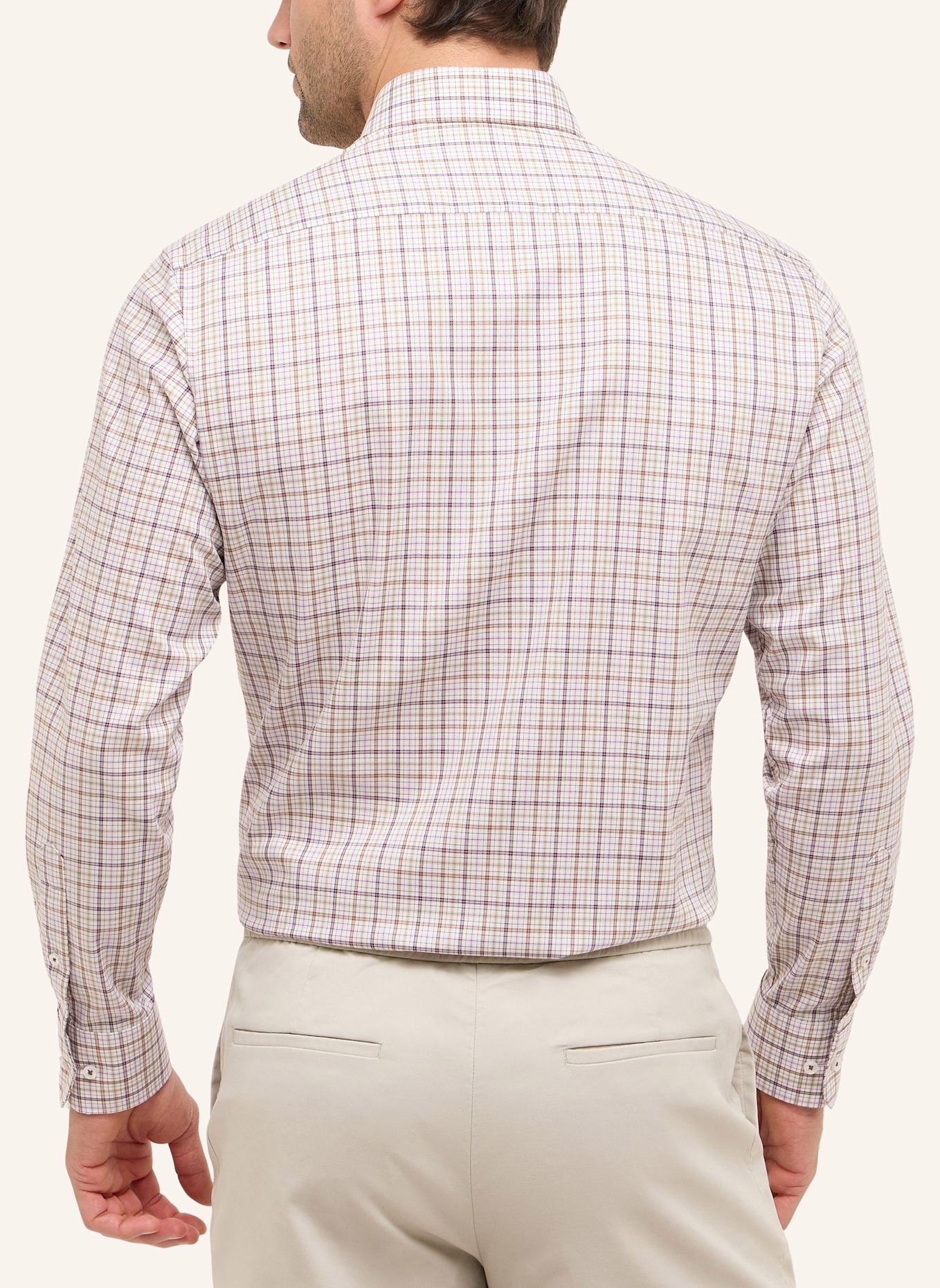 ETERNA Hemd MODERN FIT: BRAUN