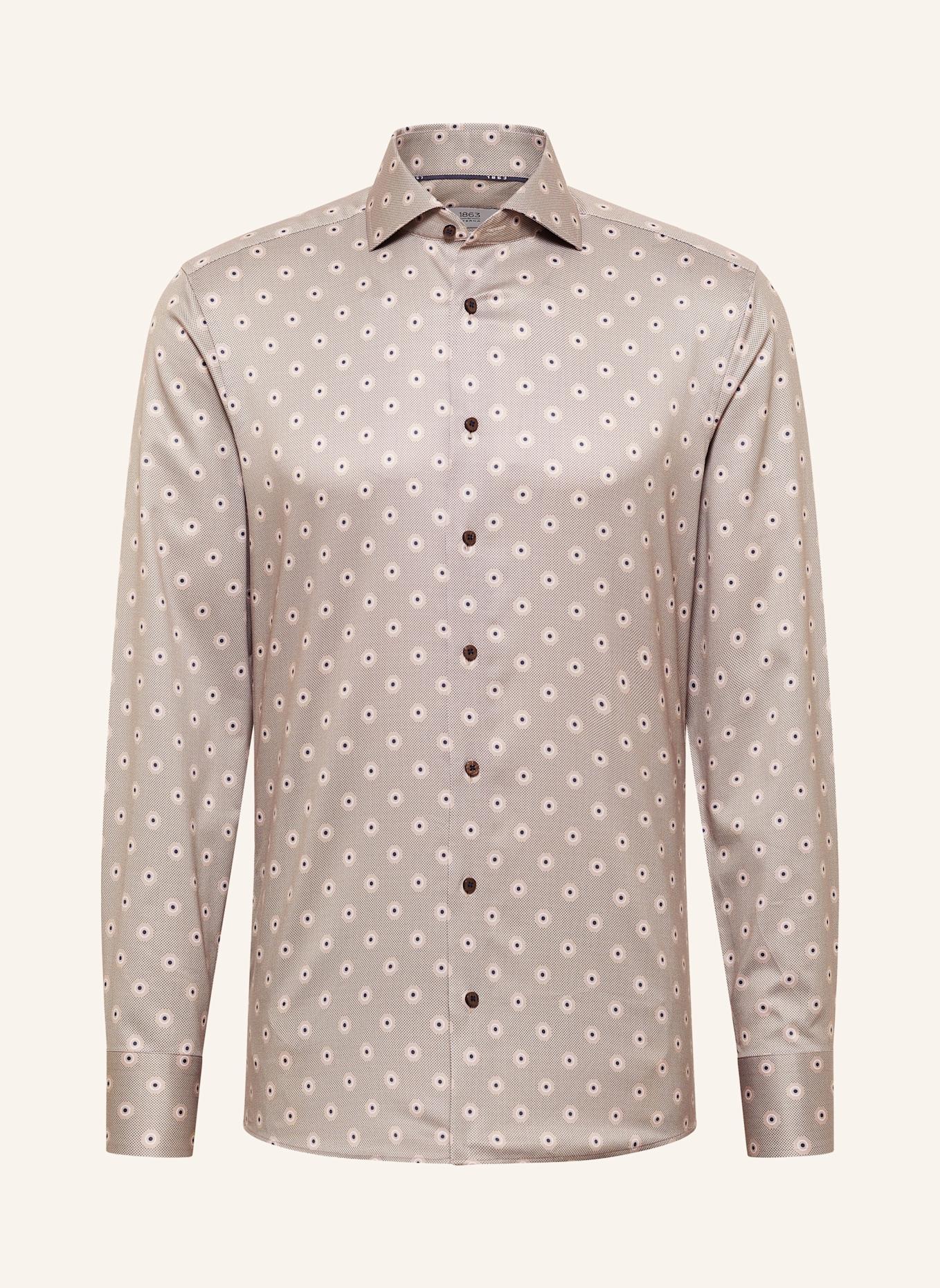 1863 by ETERNA Hemd Slim Fit: BRAUN