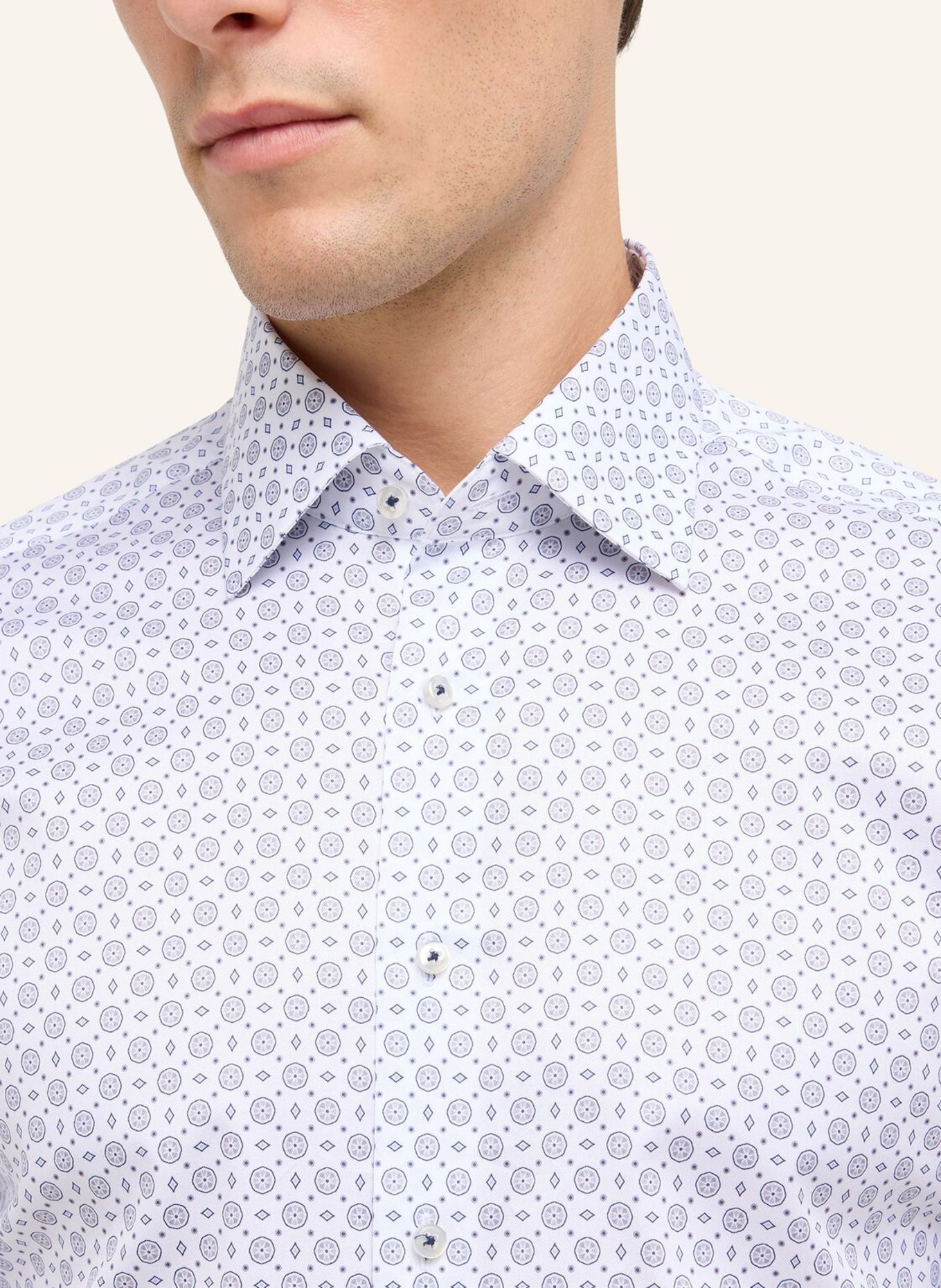 1863 by ETERNA Hemd SLIM FIT: HELLBLAU