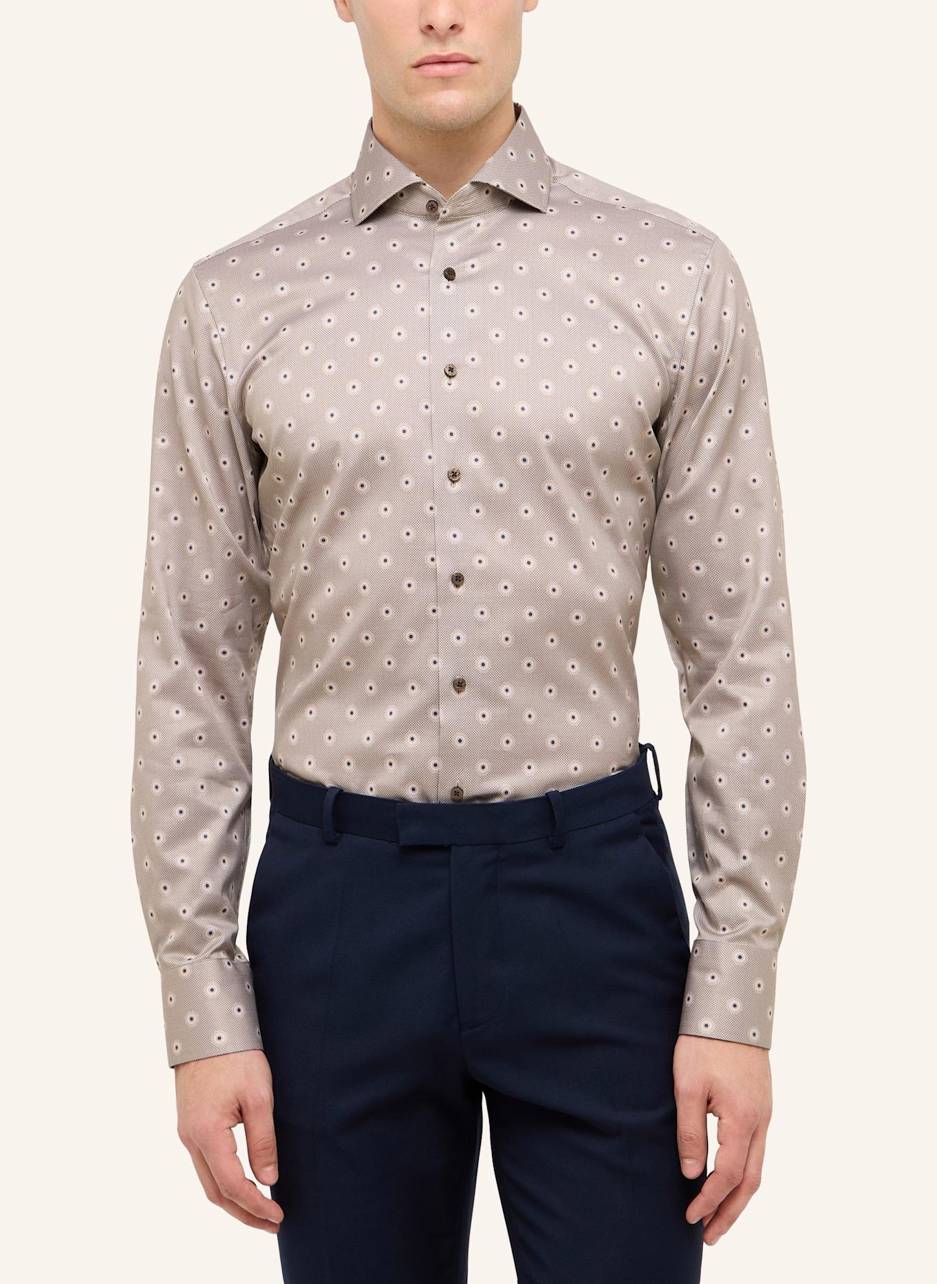 1863 by ETERNA Hemd Slim Fit: BRAUN
