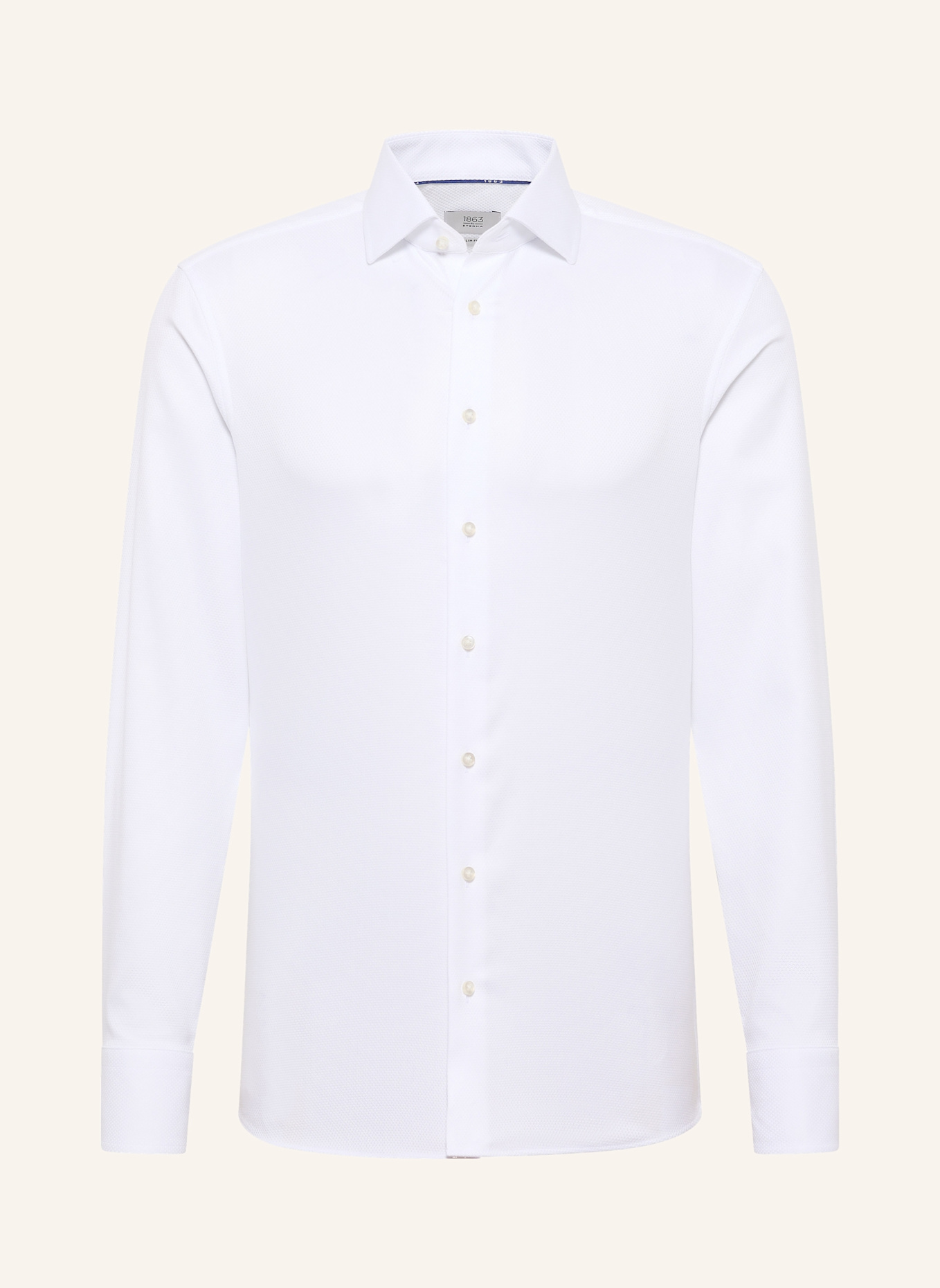 1863 by ETERNA Hemd Slim Fit: WEISS
