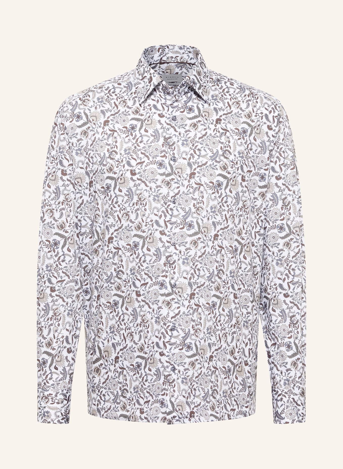 ETERNA Hemd Comfort Fit: BRAUN