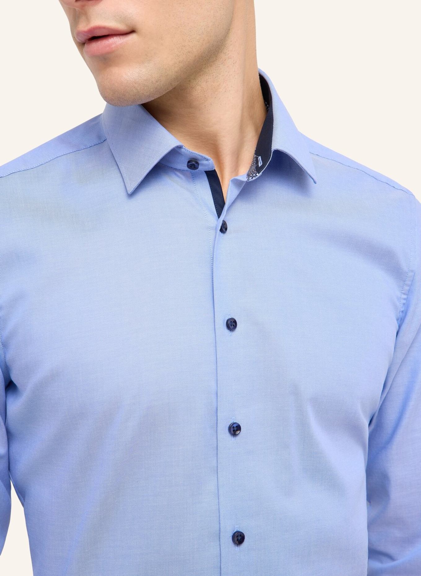 ETERNA Hemd SLIM FIT: BLAU