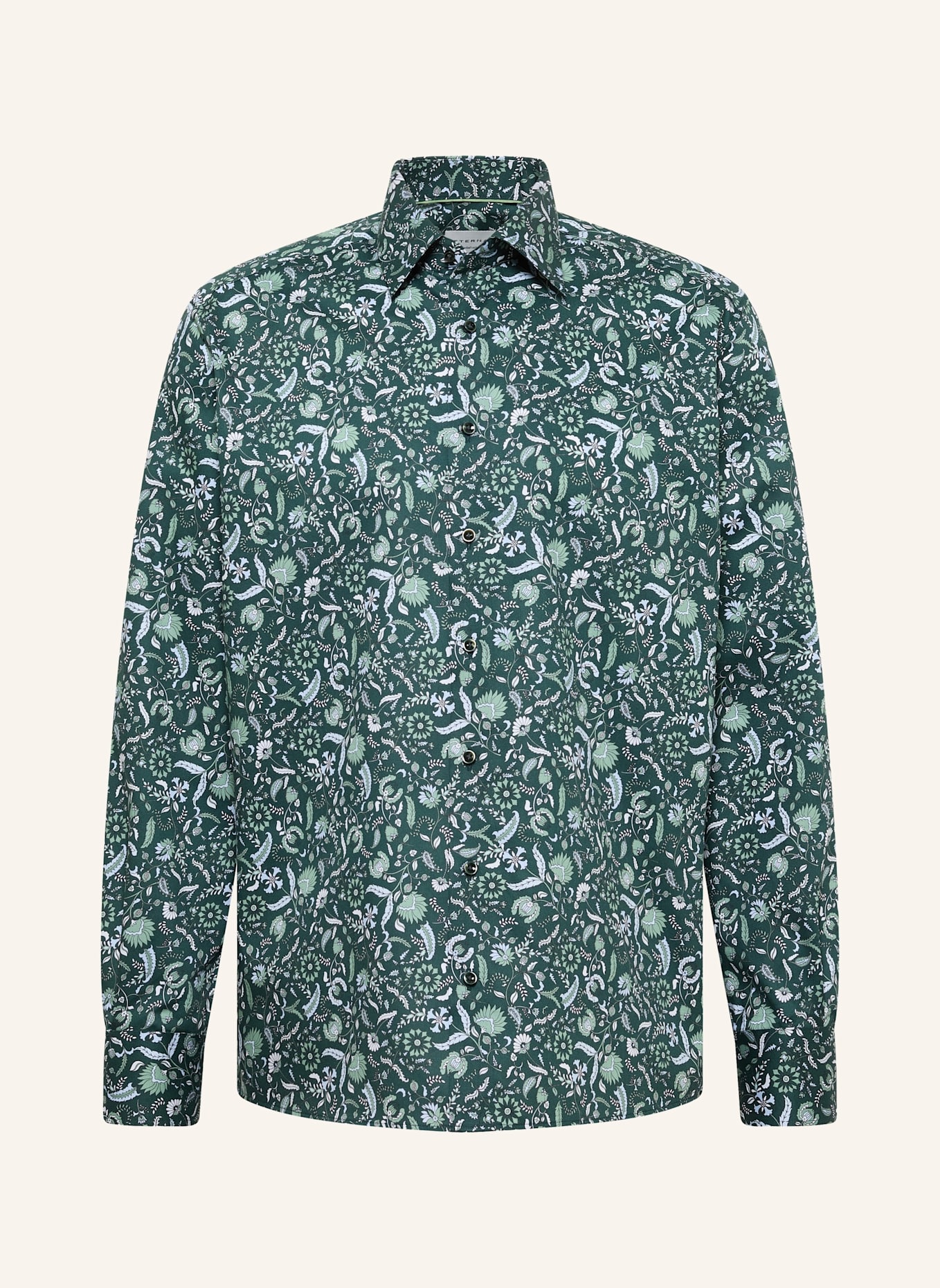 ETERNA Hemd Comfort Fit: GRÜN