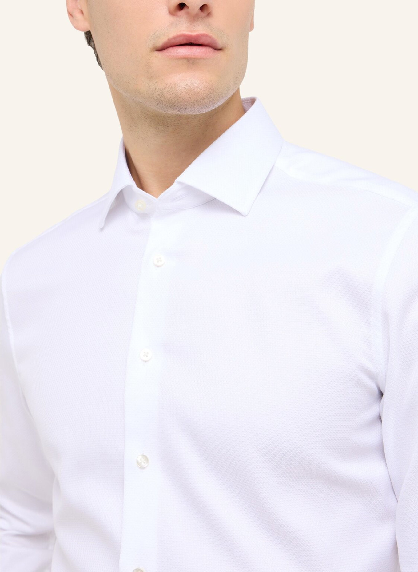 1863 by ETERNA Hemd Slim Fit: WEISS