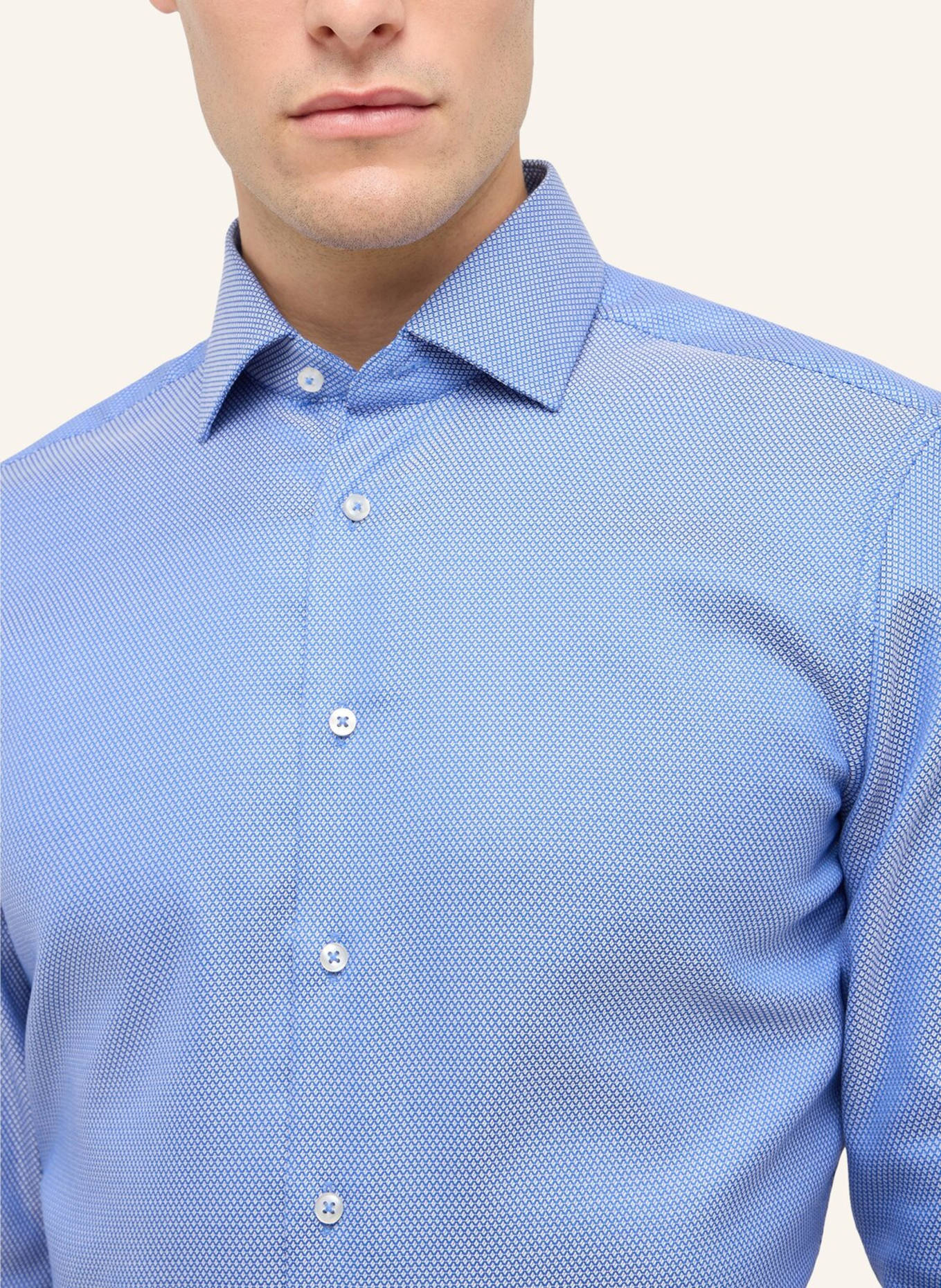 1863 by ETERNA Hemd Slim Fit: BLAU