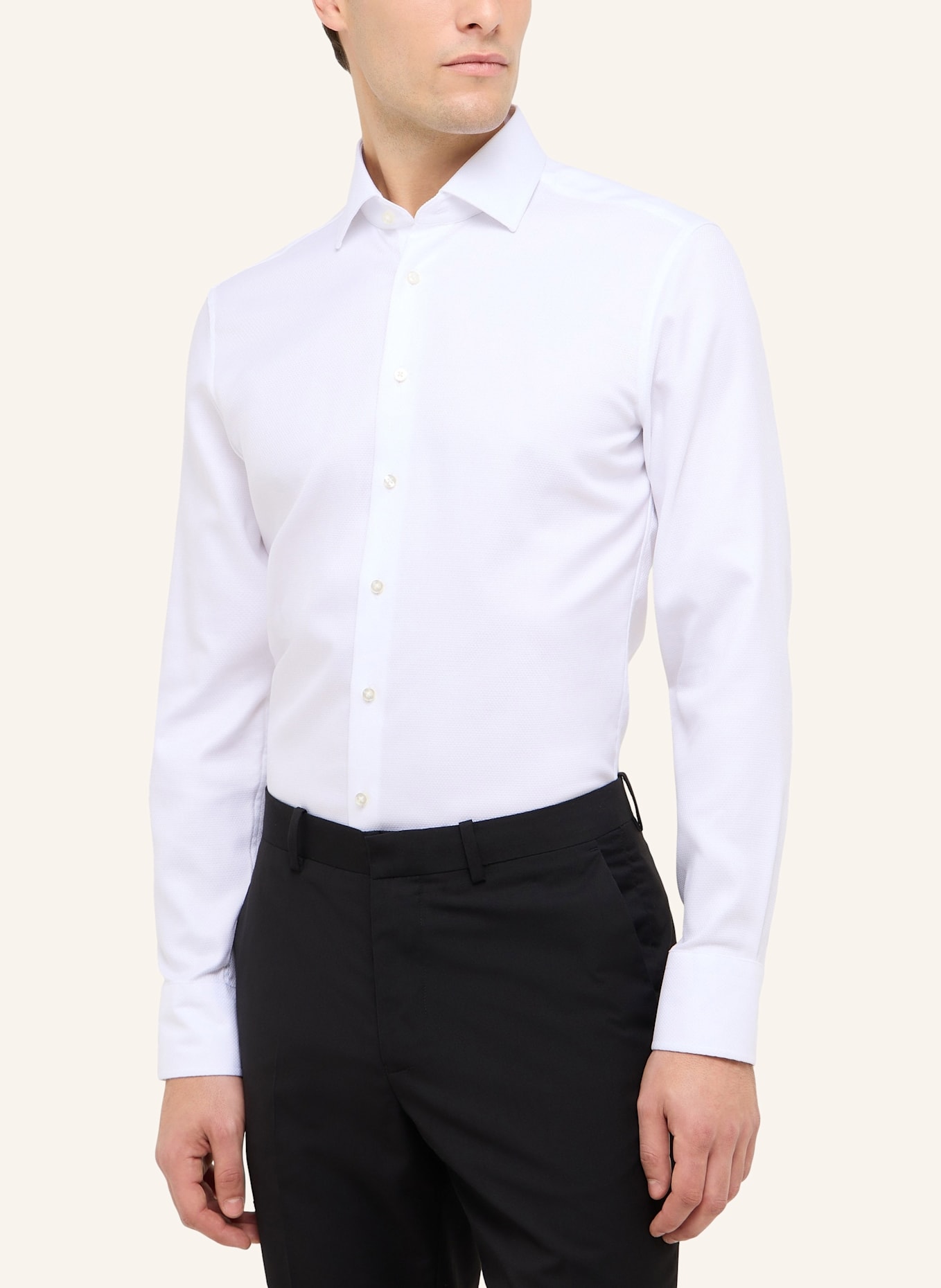 1863 by ETERNA Hemd Slim Fit: WEISS