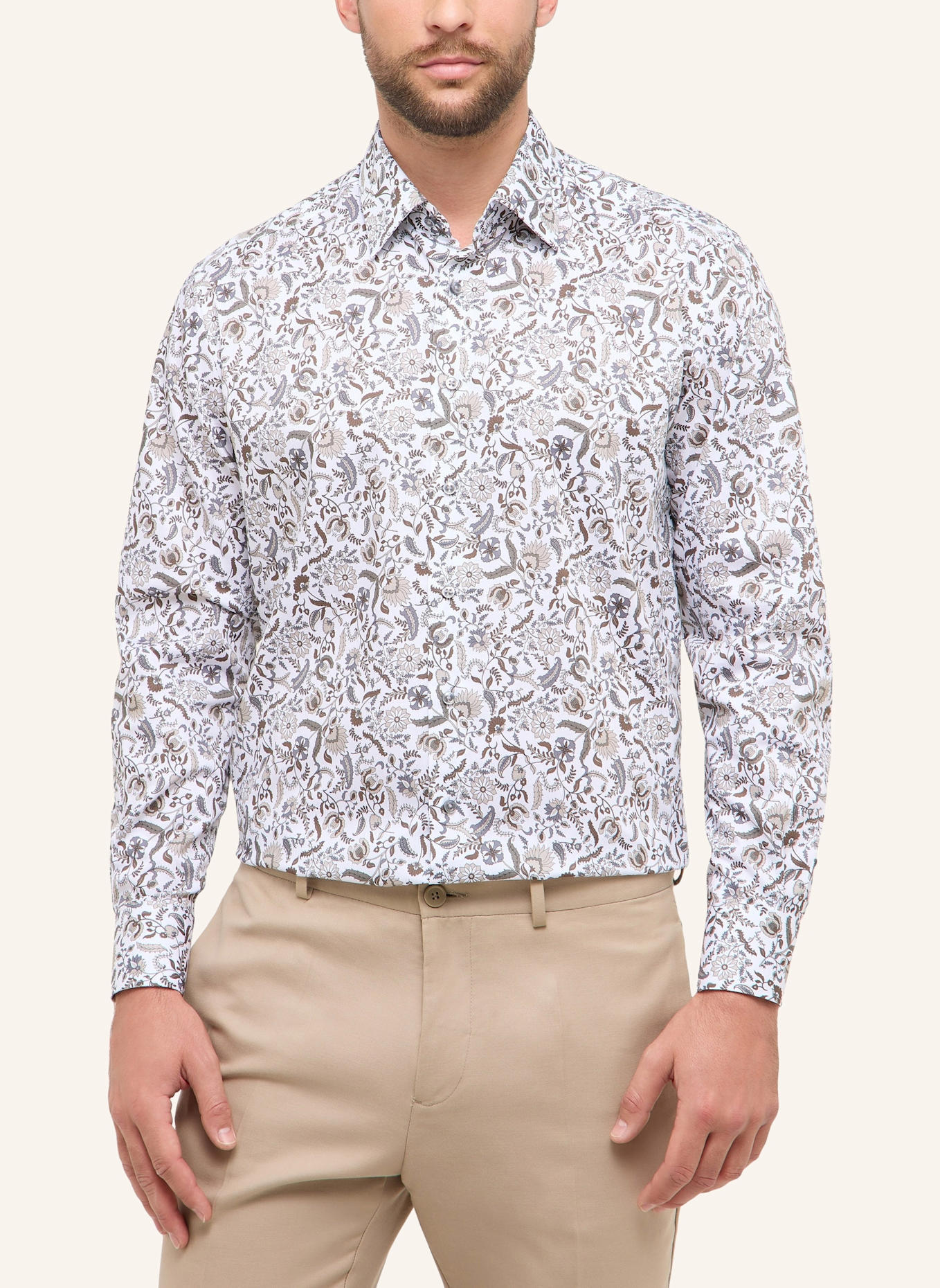 ETERNA Hemd Comfort Fit: BRAUN