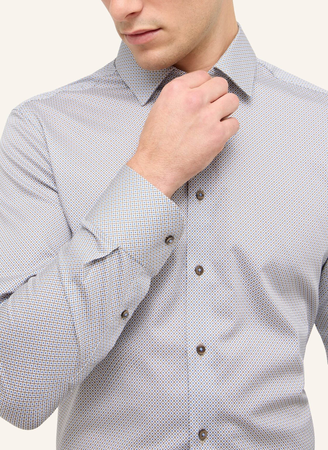 ETERNA Hemd SLIM FIT: BLAU