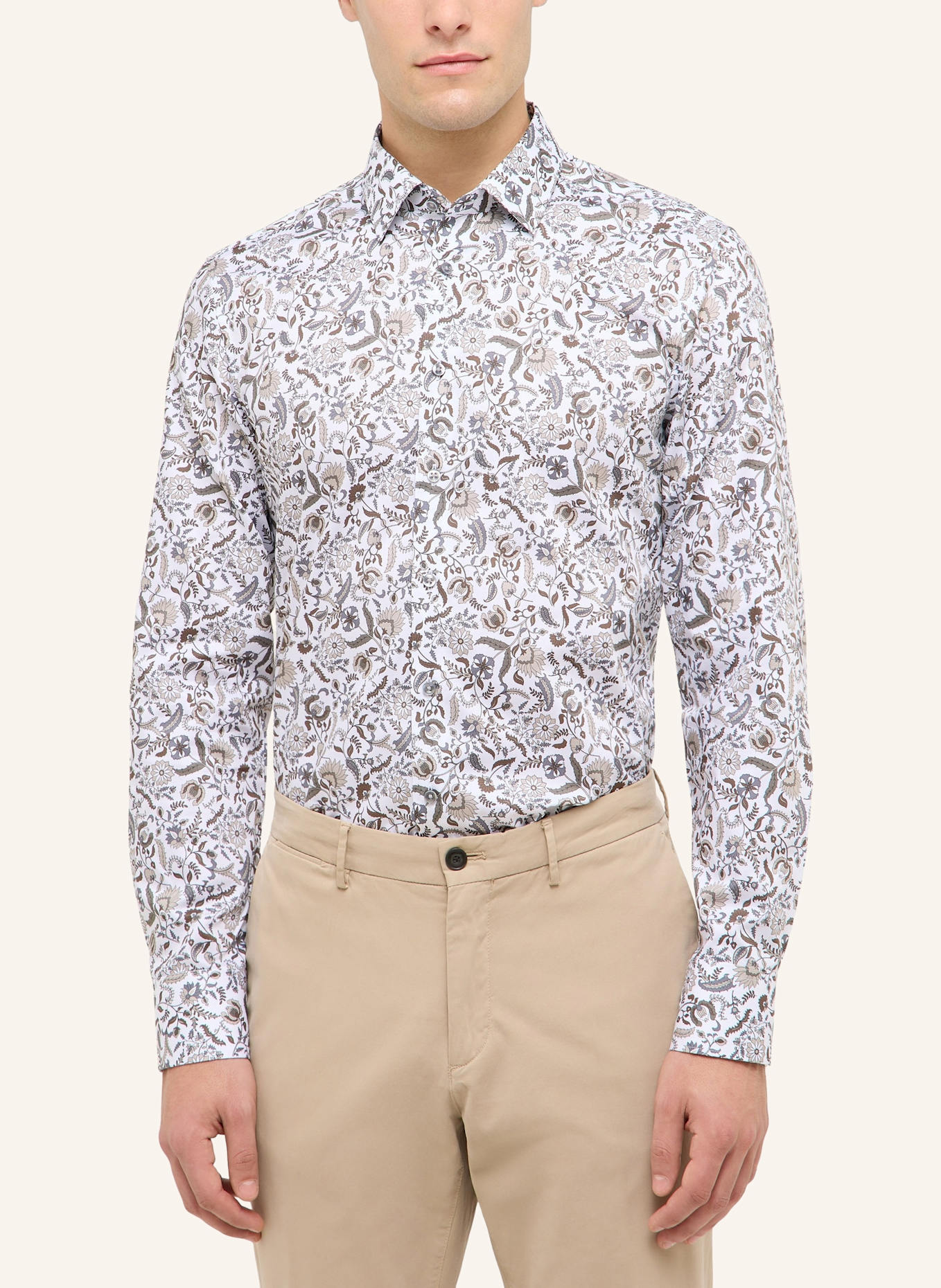 ETERNA Hemd SLIM FIT: BRAUN