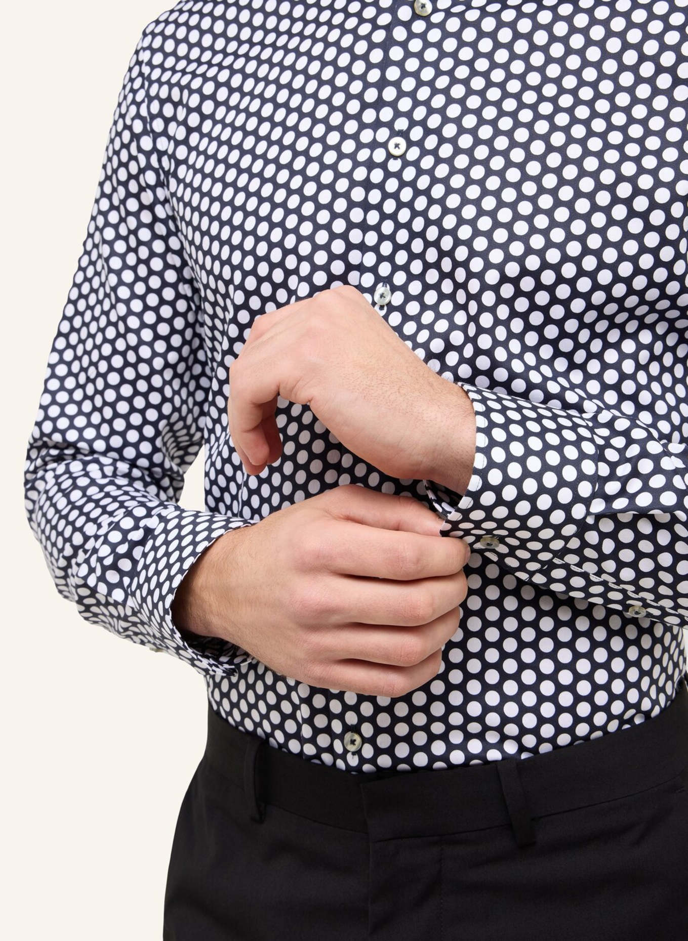 ETERNA Hemd SLIM FIT: DUNKELBLAU