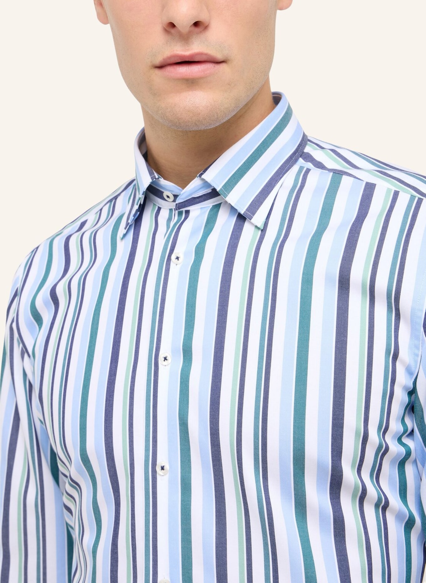 ETERNA Hemd SLIM FIT: GRÜN