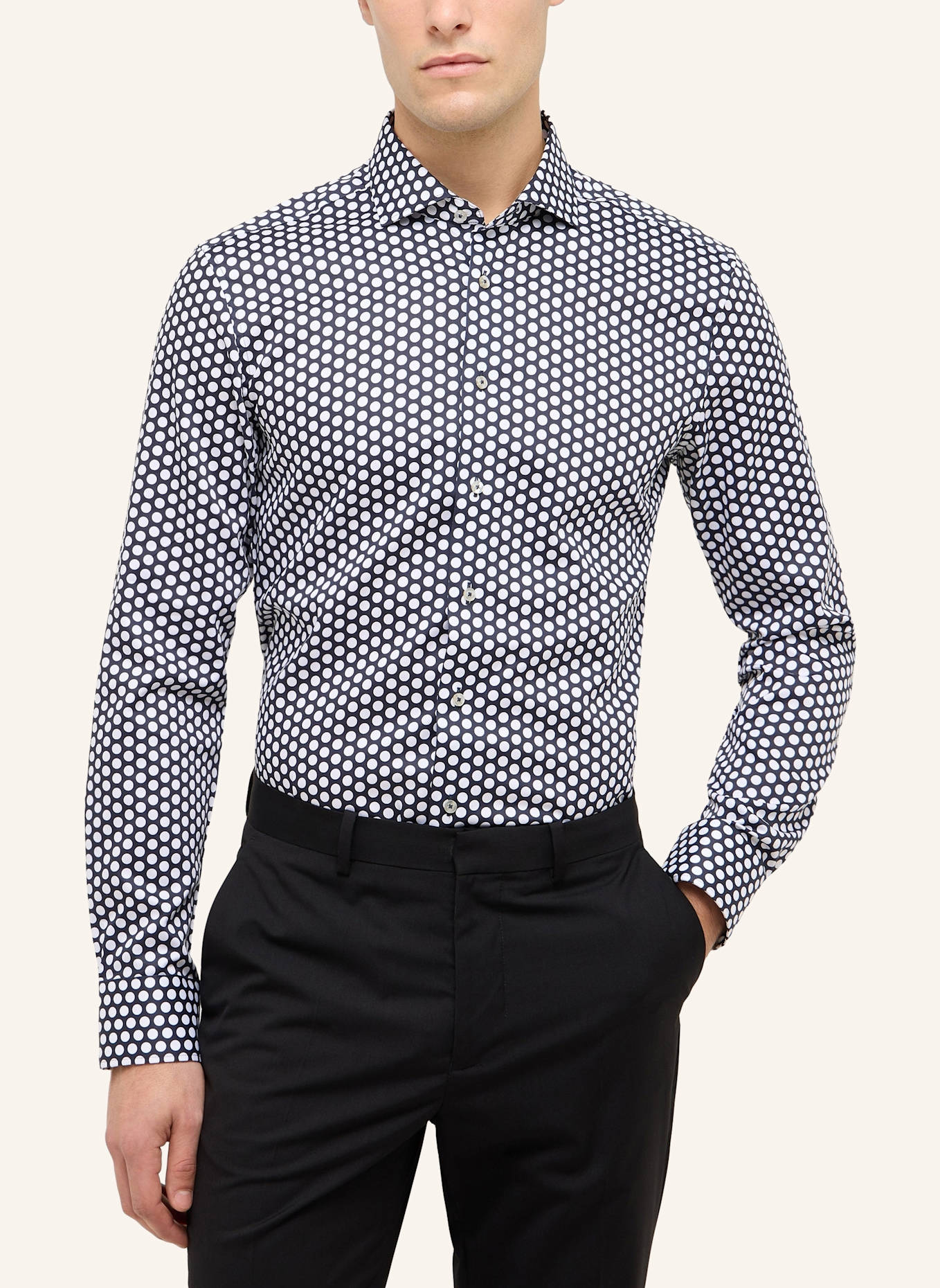 ETERNA Hemd SLIM FIT: DUNKELBLAU