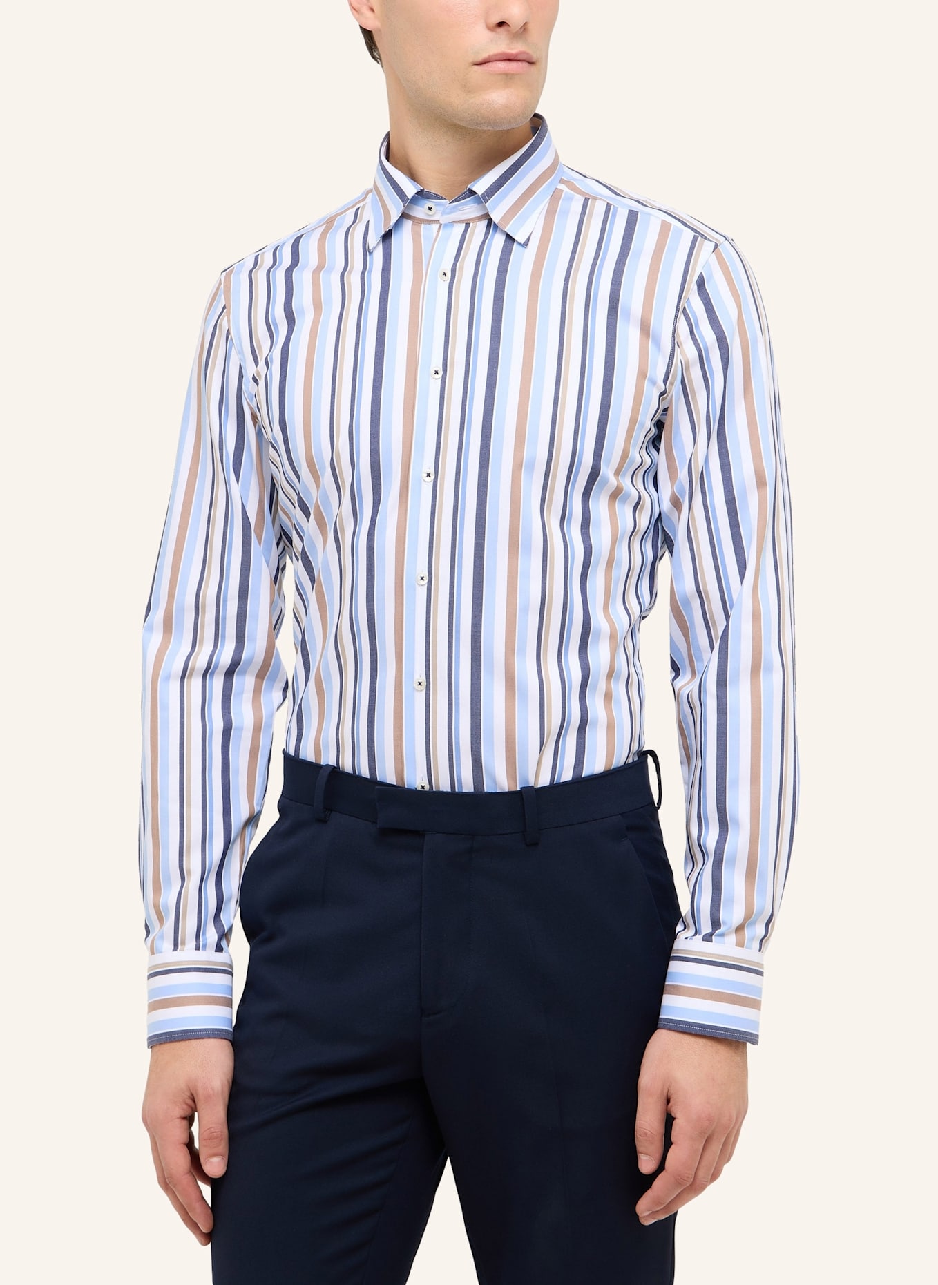 ETERNA Hemd SLIM FIT: BRAUN