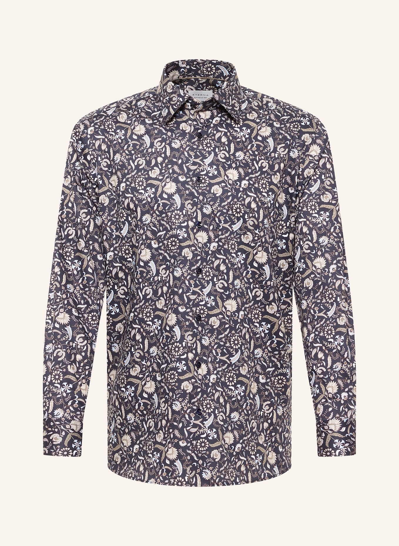 ETERNA Hemd MODERN FIT: DUNKELBLAU