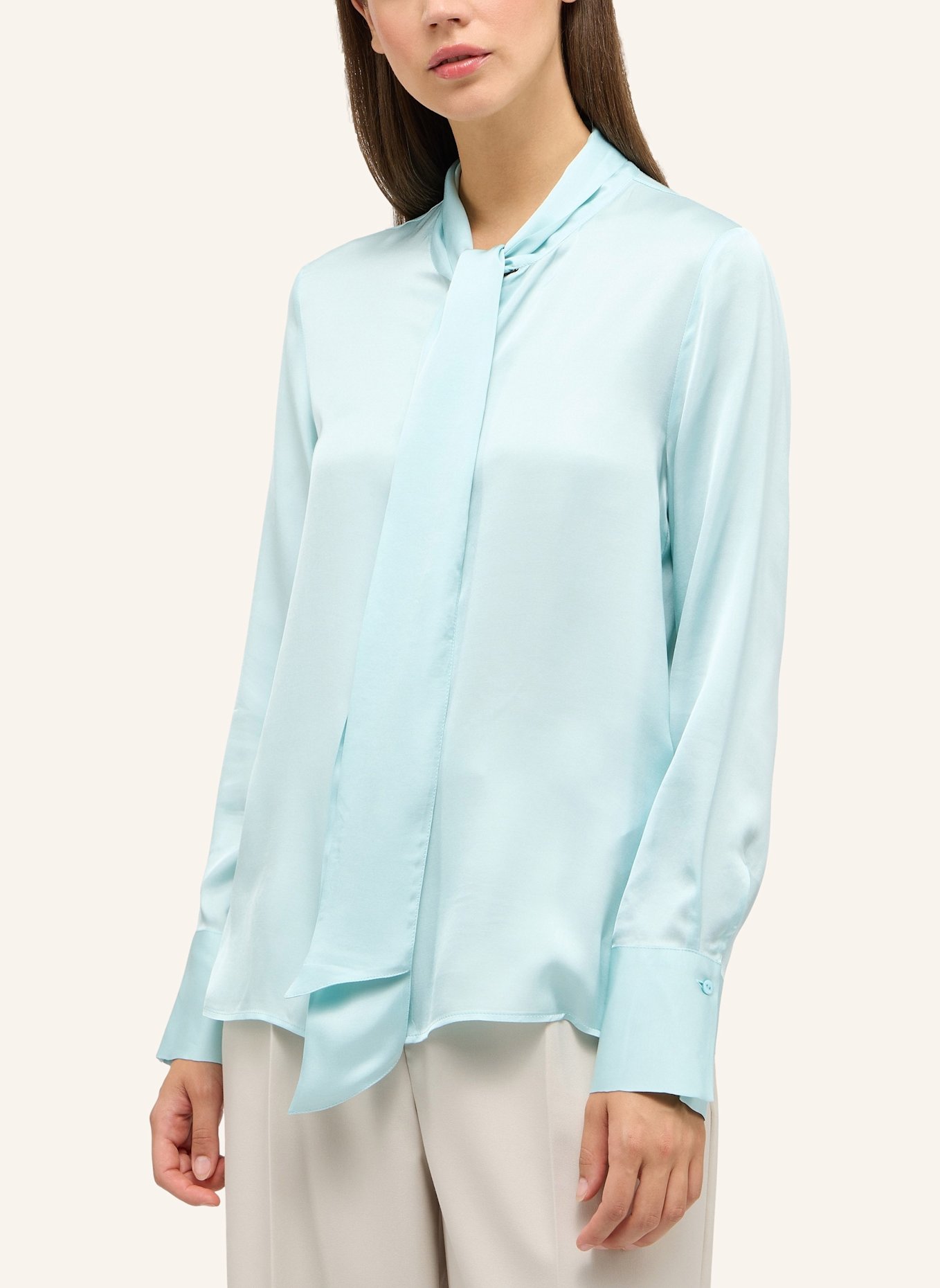 1863 by ETERNA Bluse LOOSE FIT: BLAU