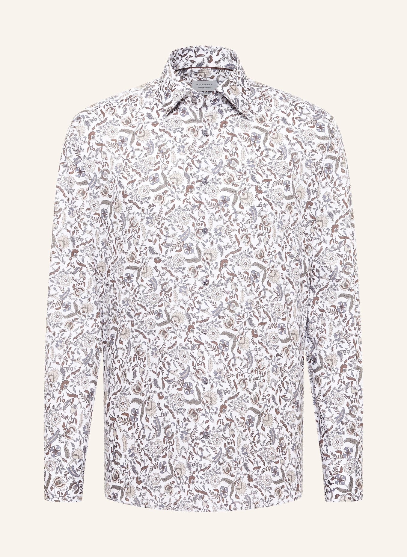 ETERNA Hemd MODERN FIT: BRAUN