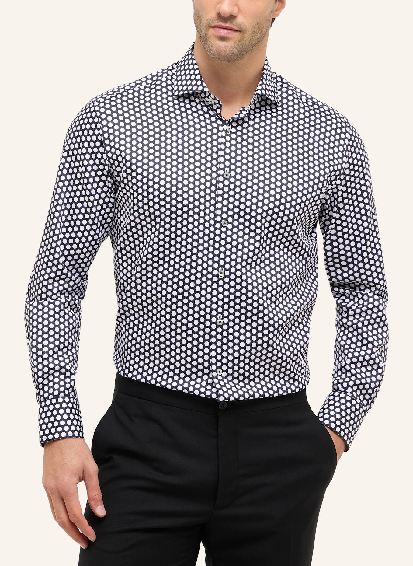 ETERNA Hemd Modern Fit: DUNKELBLAU