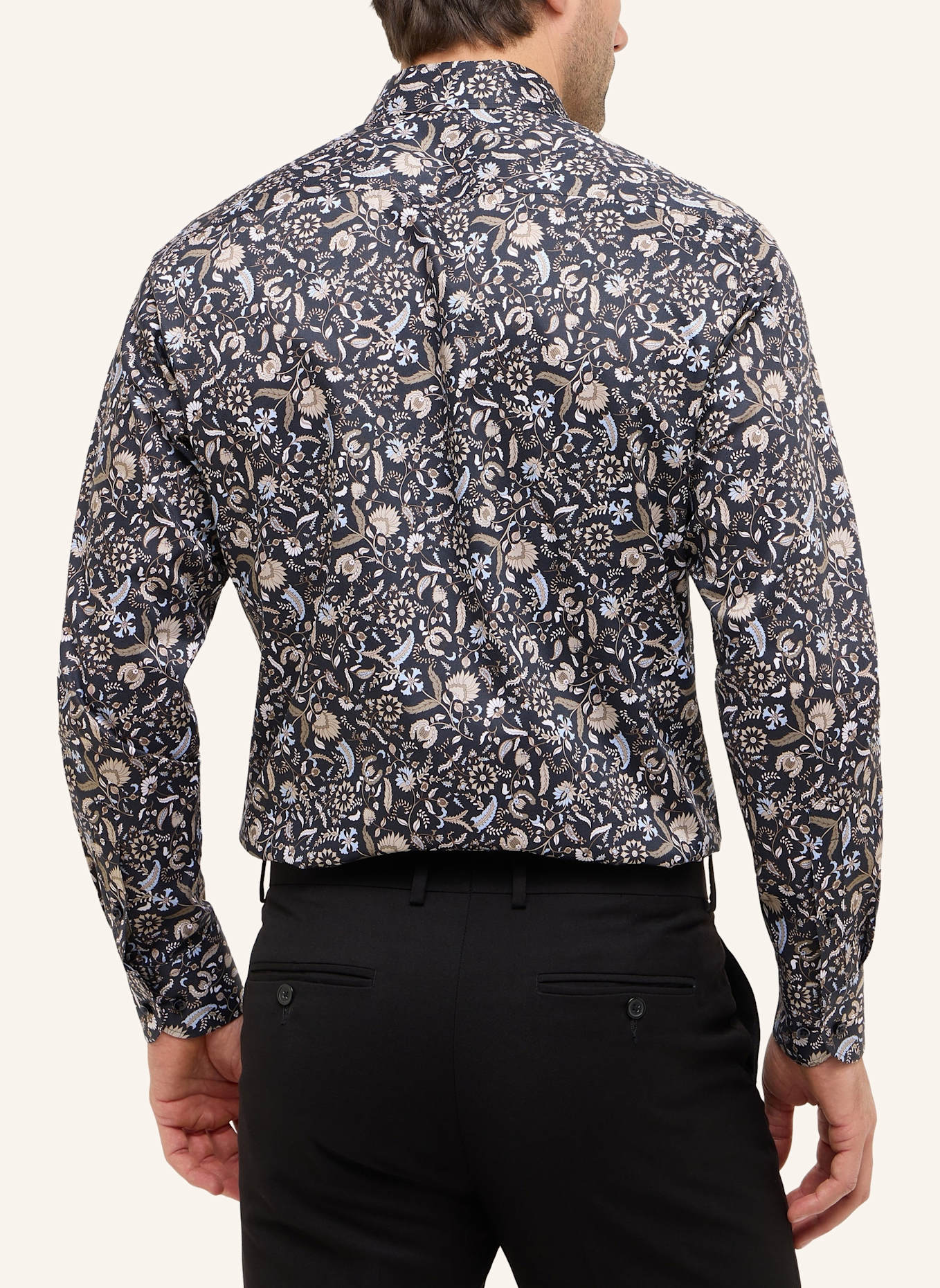 ETERNA Hemd MODERN FIT: DUNKELBLAU