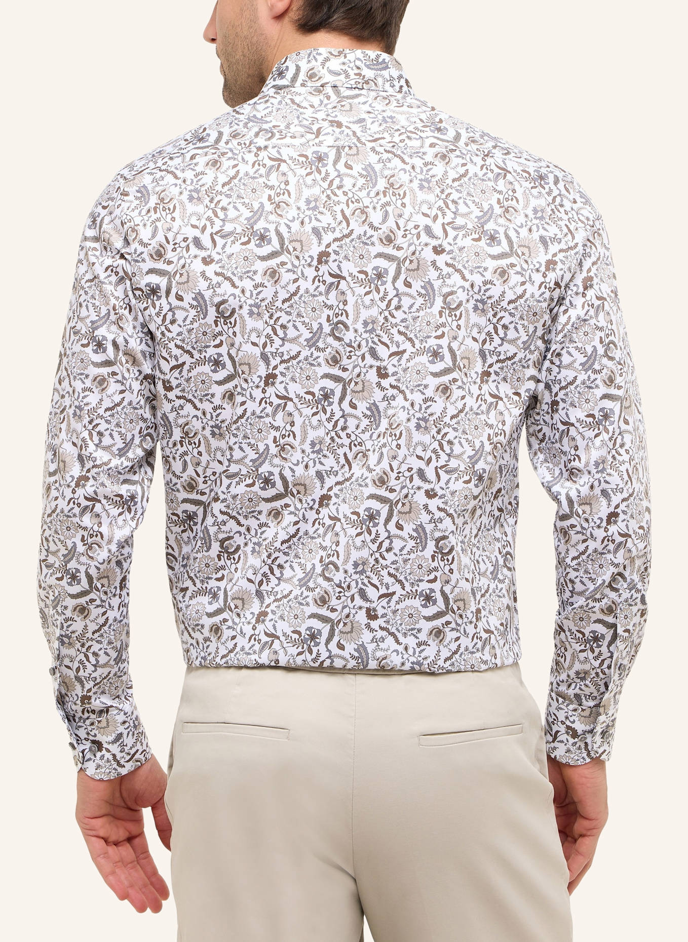 ETERNA Hemd MODERN FIT: BRAUN